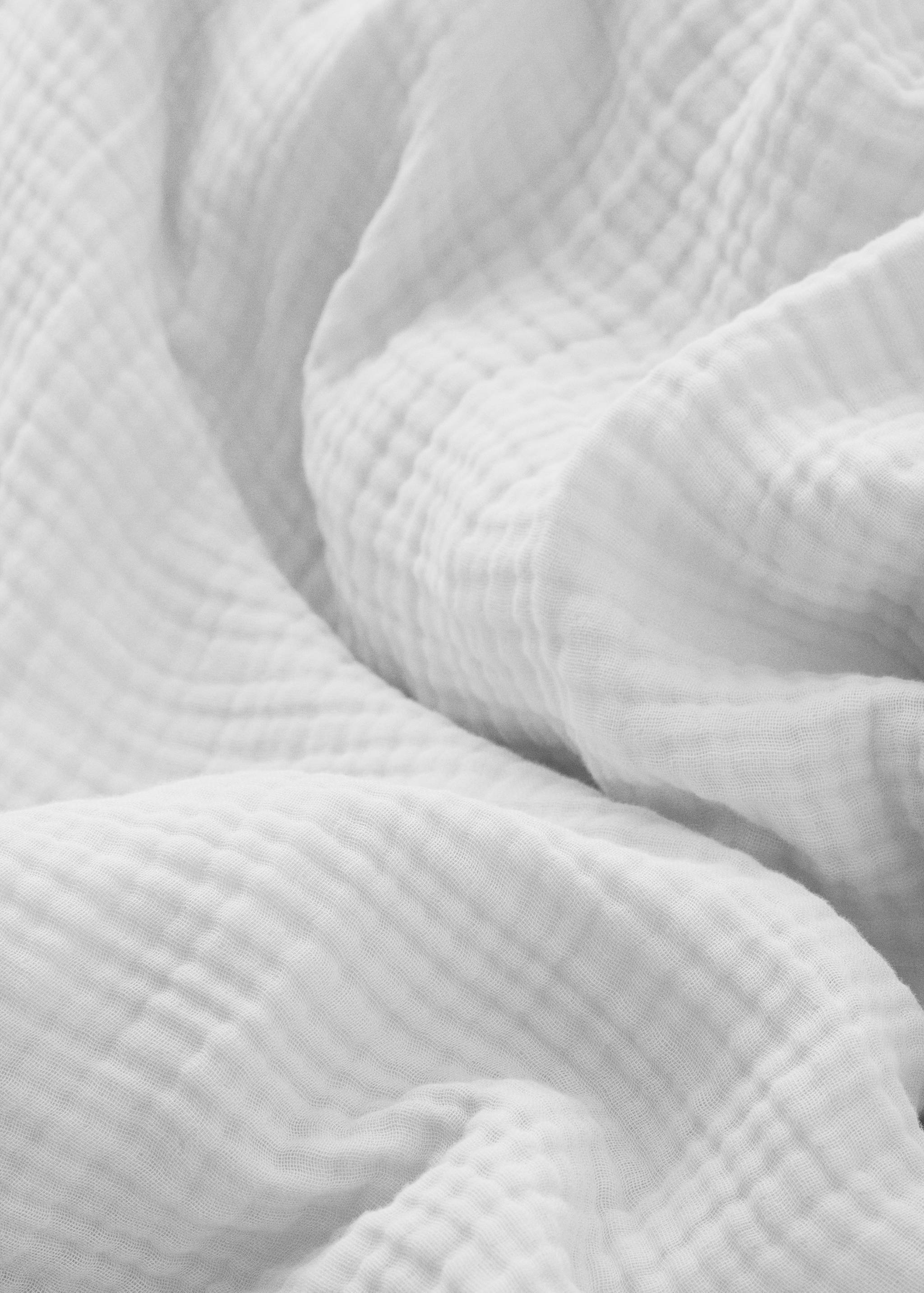 Bettbezug aus Baumwoll-Gaze für 180 cm Bett - Detail des Artikels 1