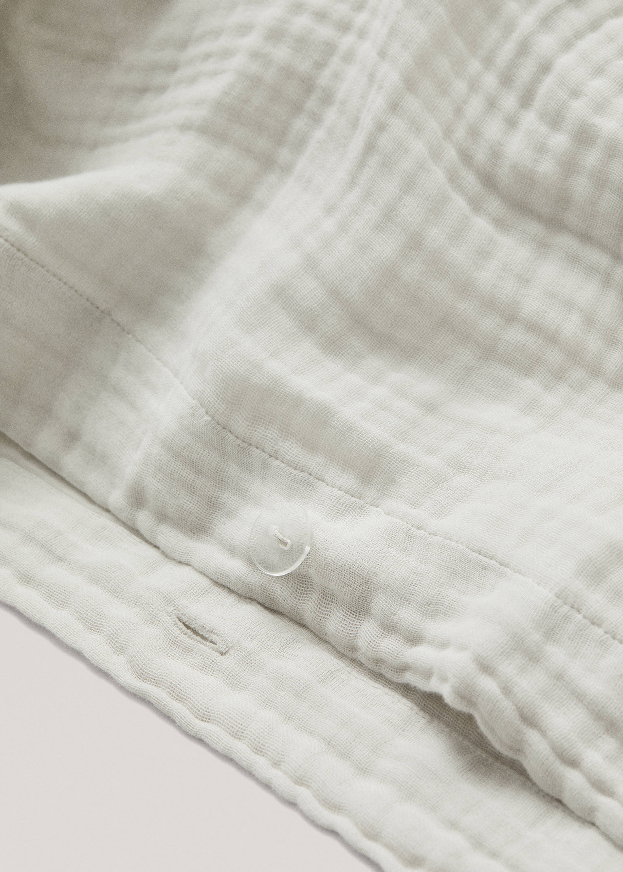 Bettbezug aus Baumwoll-Gaze für 180 cm Bett - Detail des Artikels 2