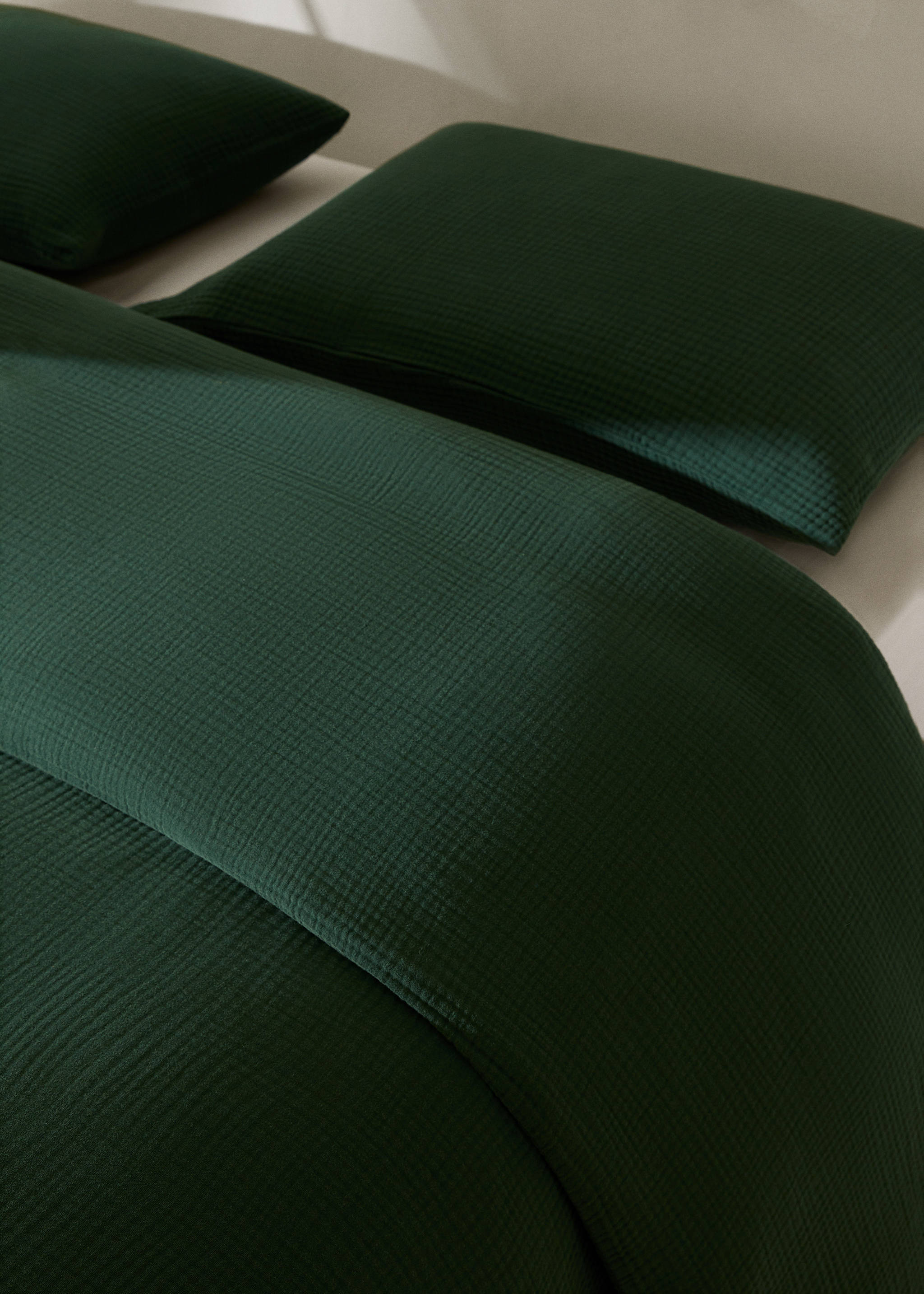 Bettbezug aus Baumwoll-Gaze für 180 cm Bett - Detail des Artikels 7