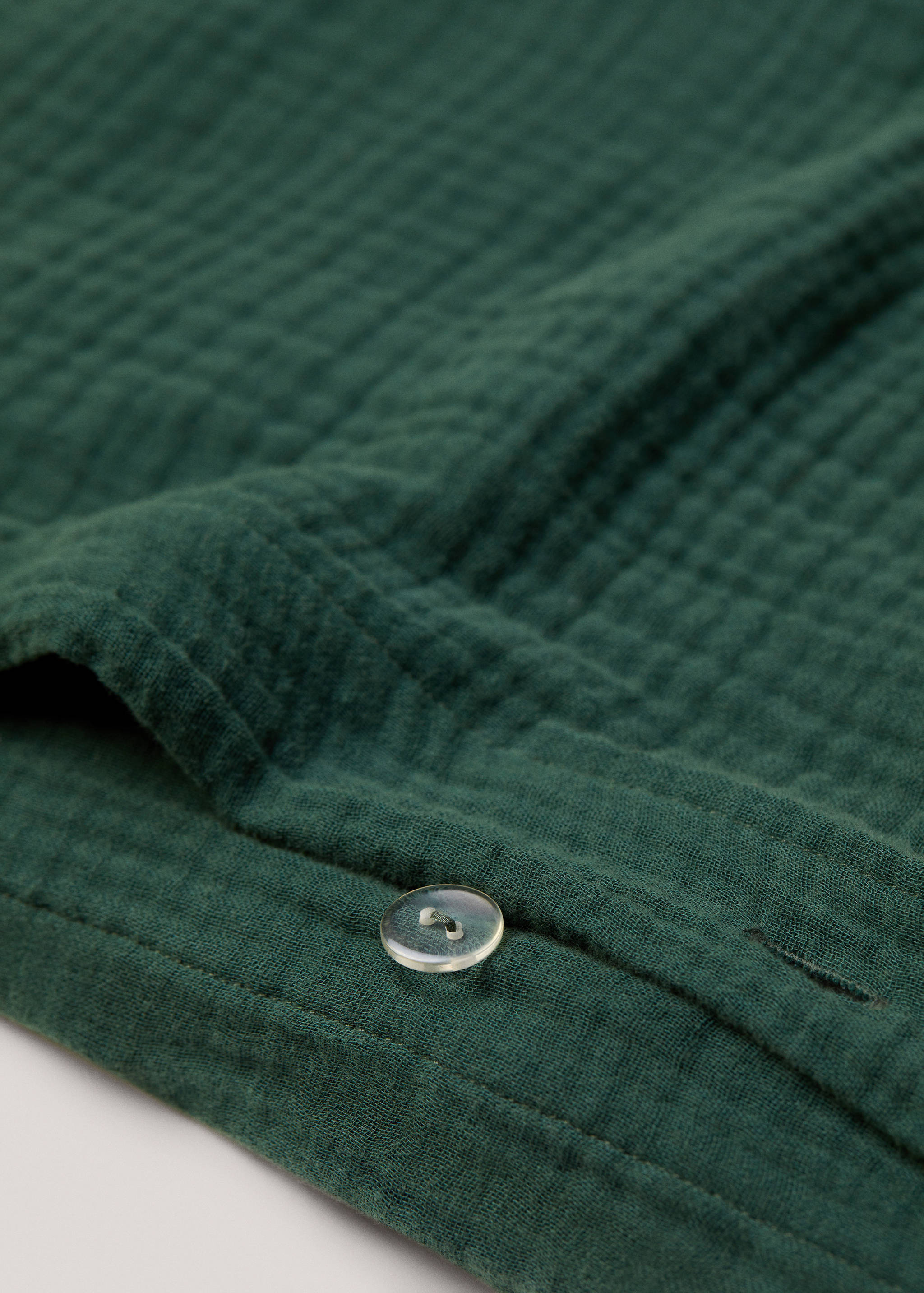 Bettbezug aus Baumwoll-Gaze für 180 cm Bett - Detail des Artikels 1