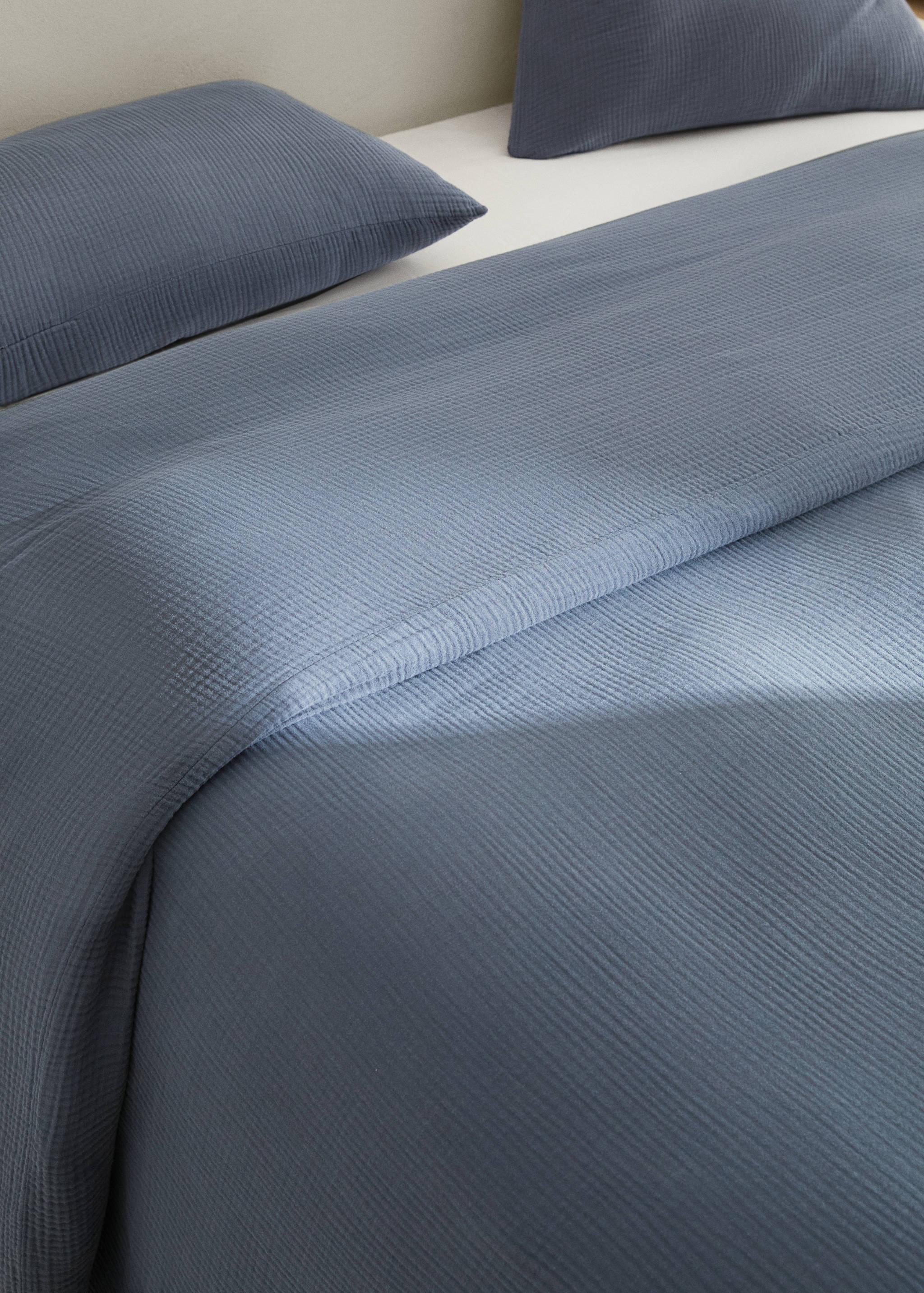 Bettbezug aus Baumwoll-Gaze für 180 cm Bett - Detail des Artikels 8