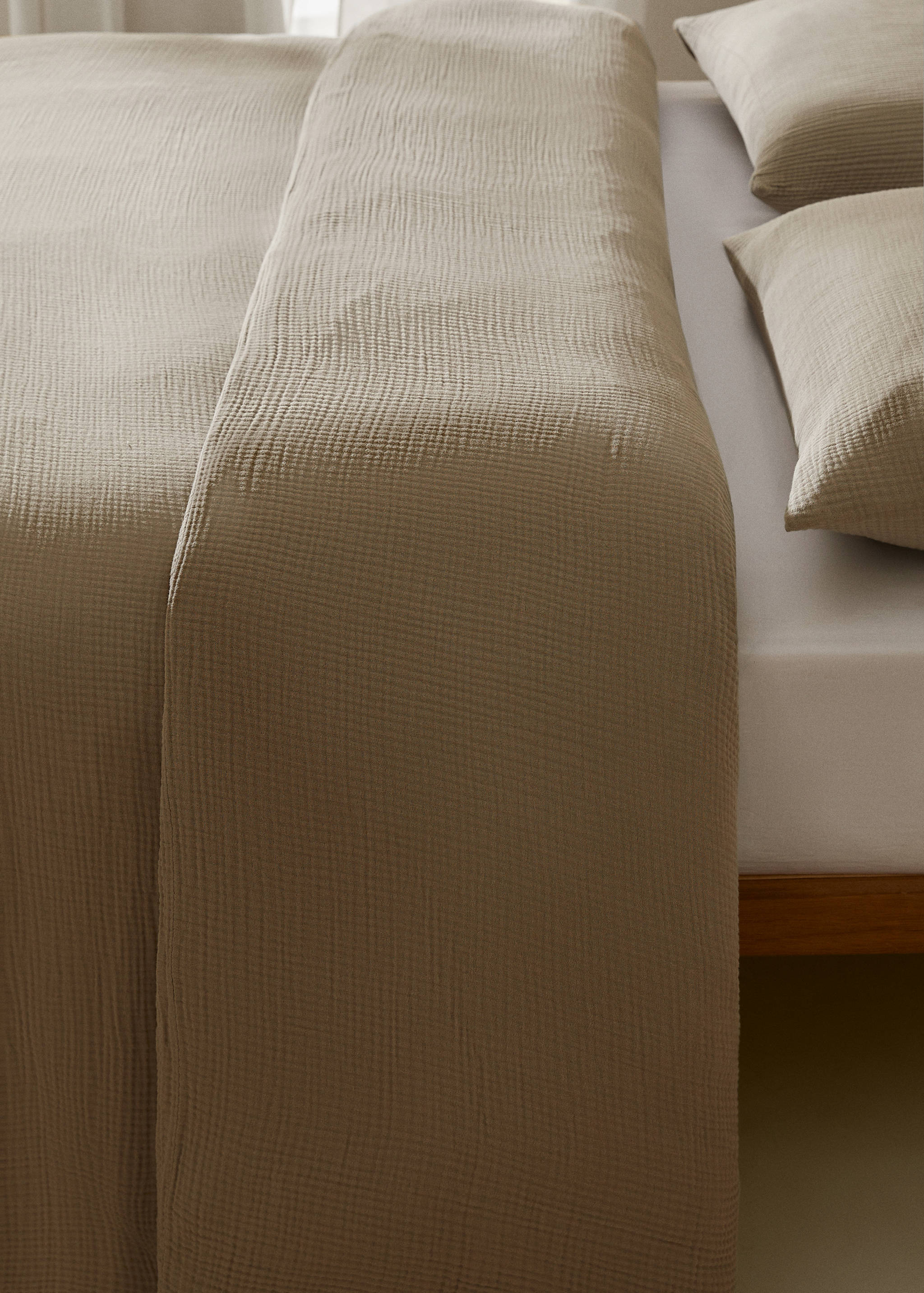 Bettbezug aus Baumwoll-Gaze für 180 cm Bett - Detail des Artikels 7