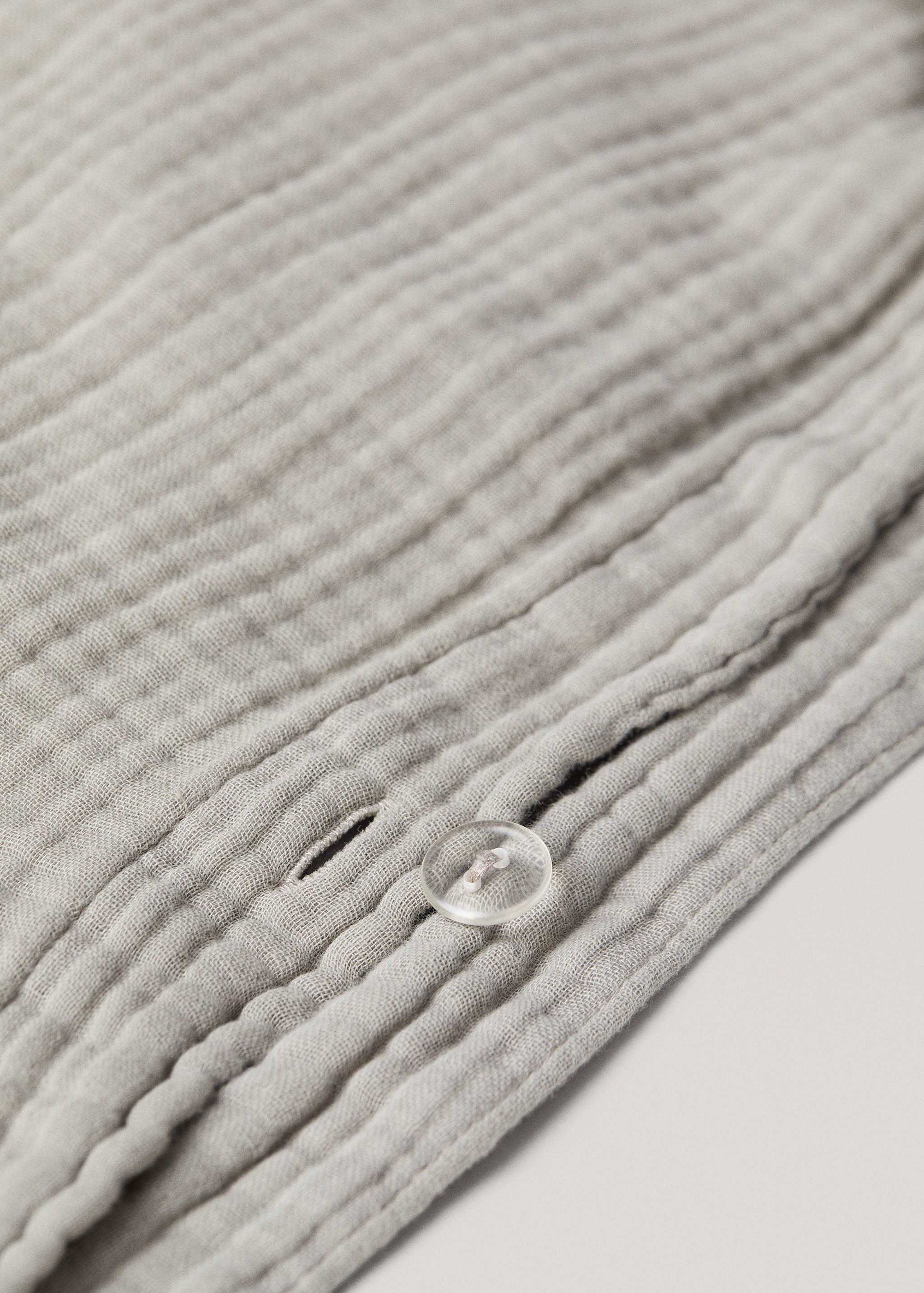 Bettbezug aus Baumwoll-Gaze für 180 cm Bett - Detail des Artikels 1