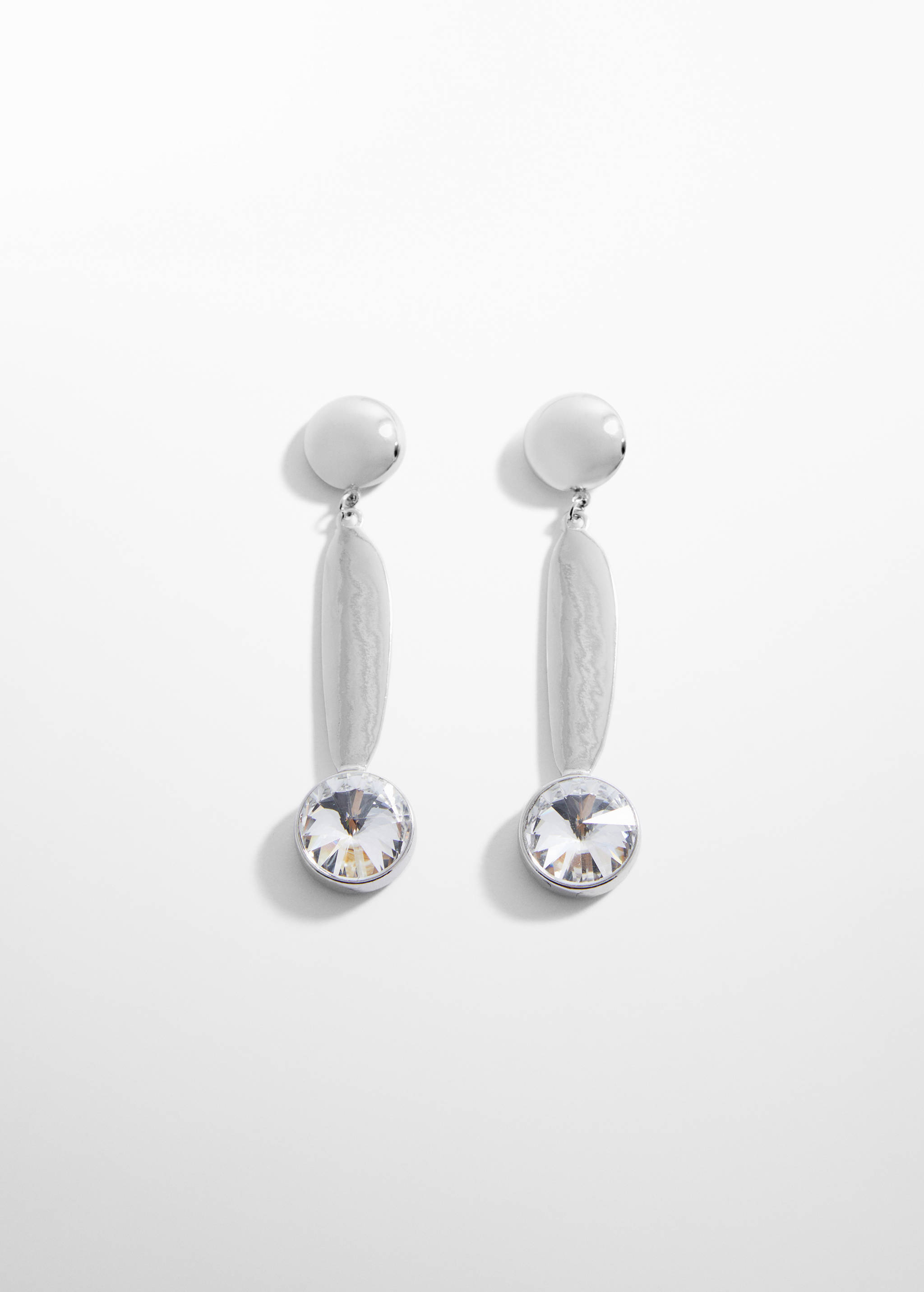 Long crystal earrings - Article without model