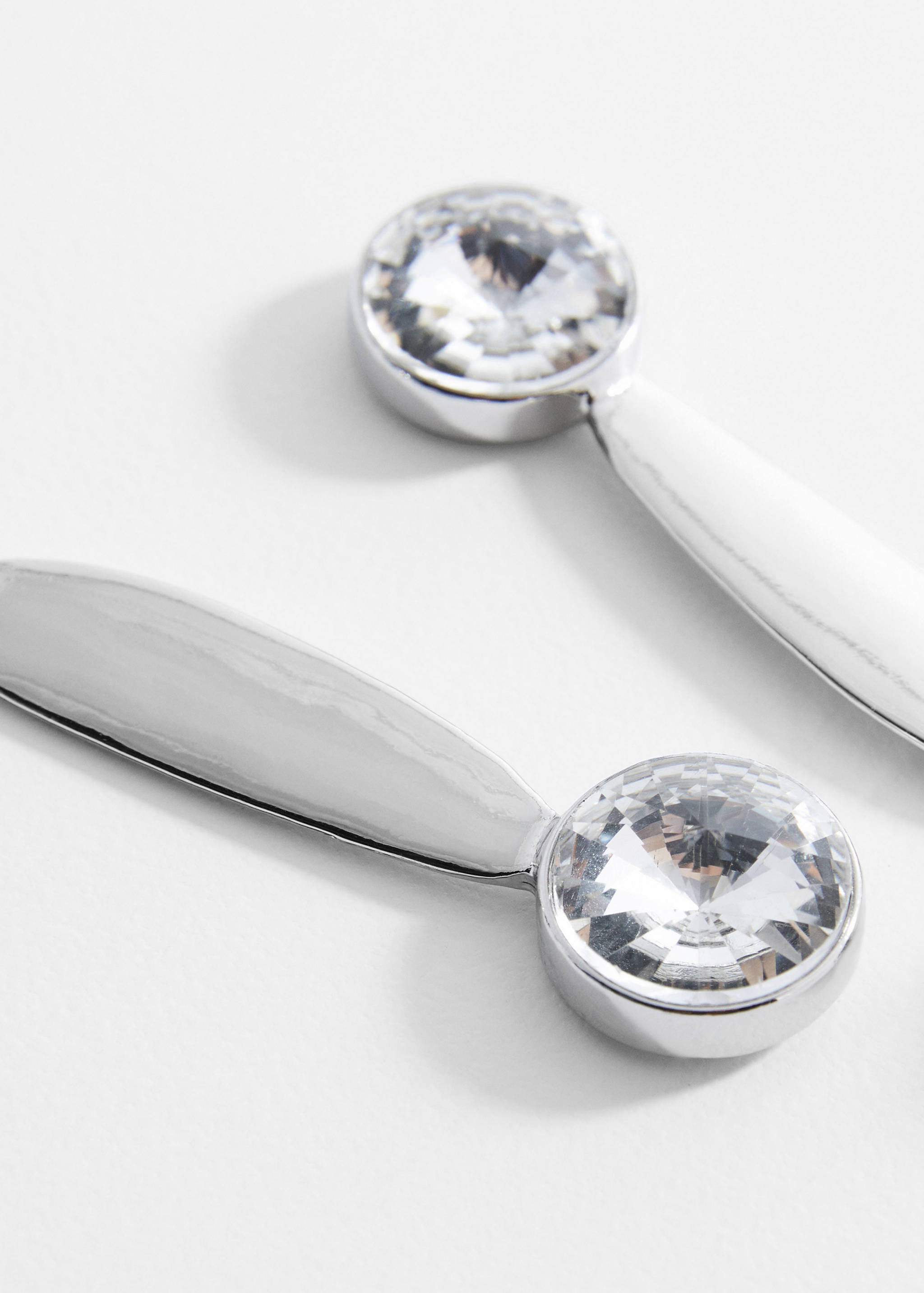 Long crystal earrings - Details of the article 1