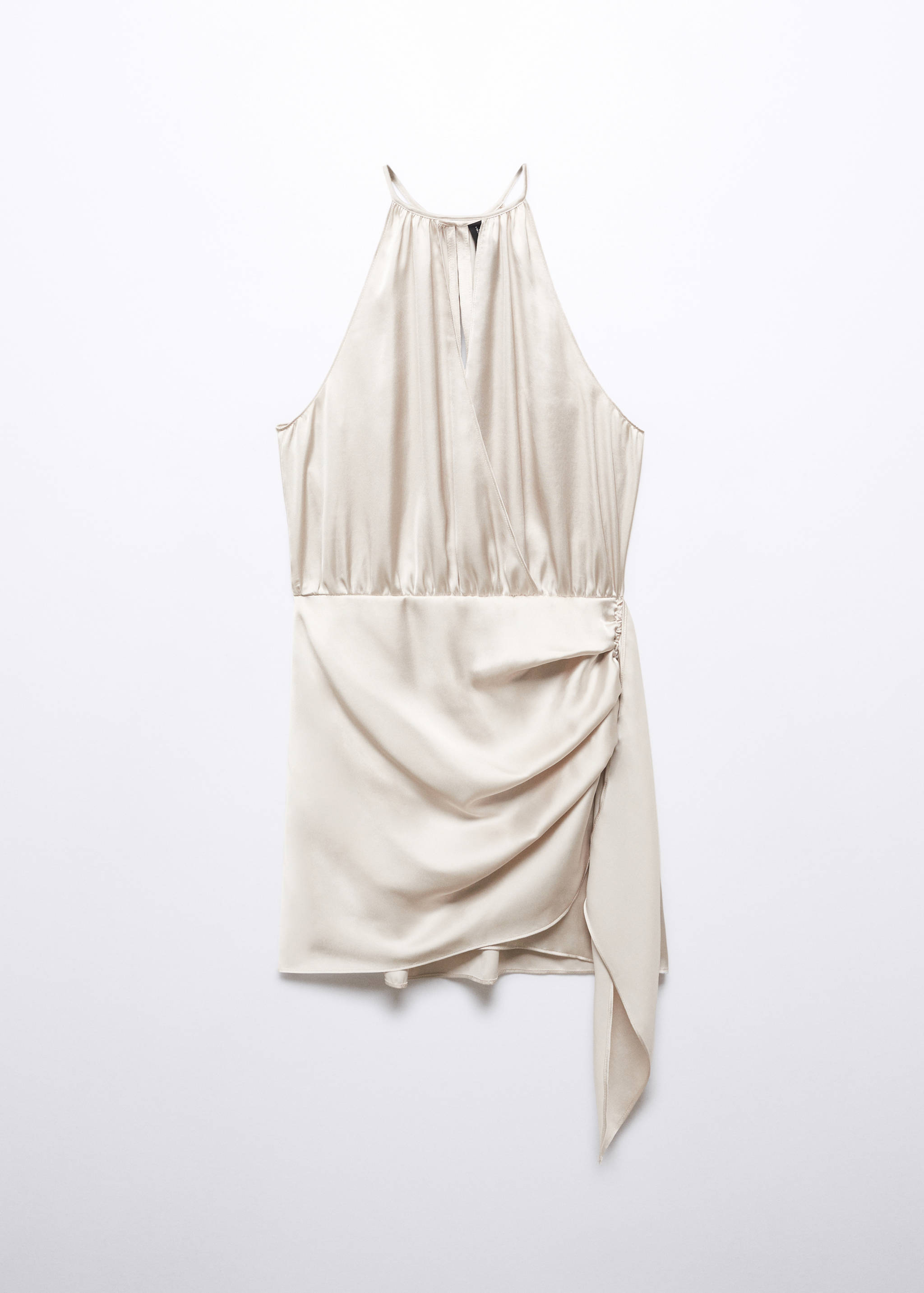 Robe satinée emmanchures américaines - Article sans modèle