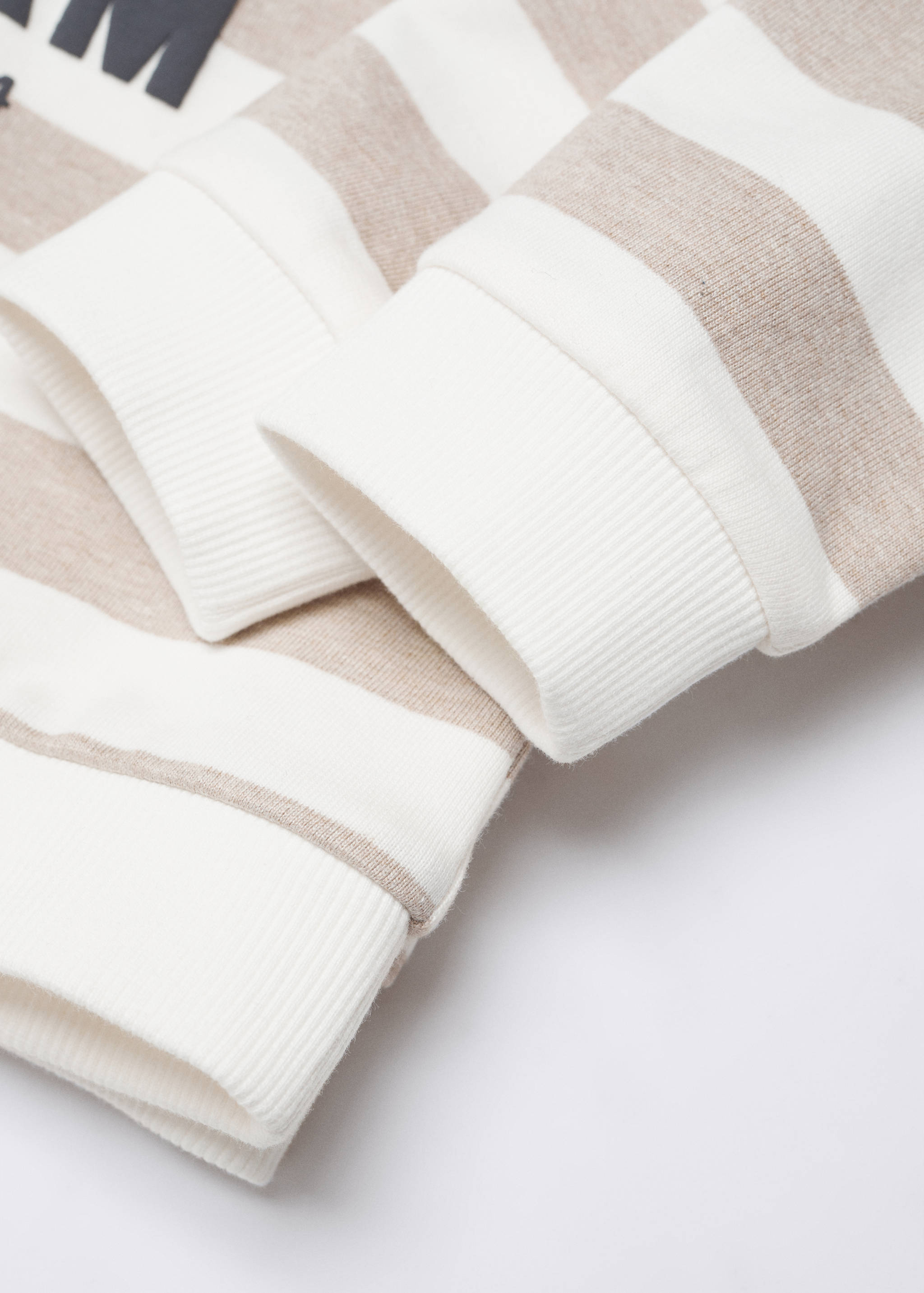 Striped cotton-blend sweatshirt - Details of the article 8