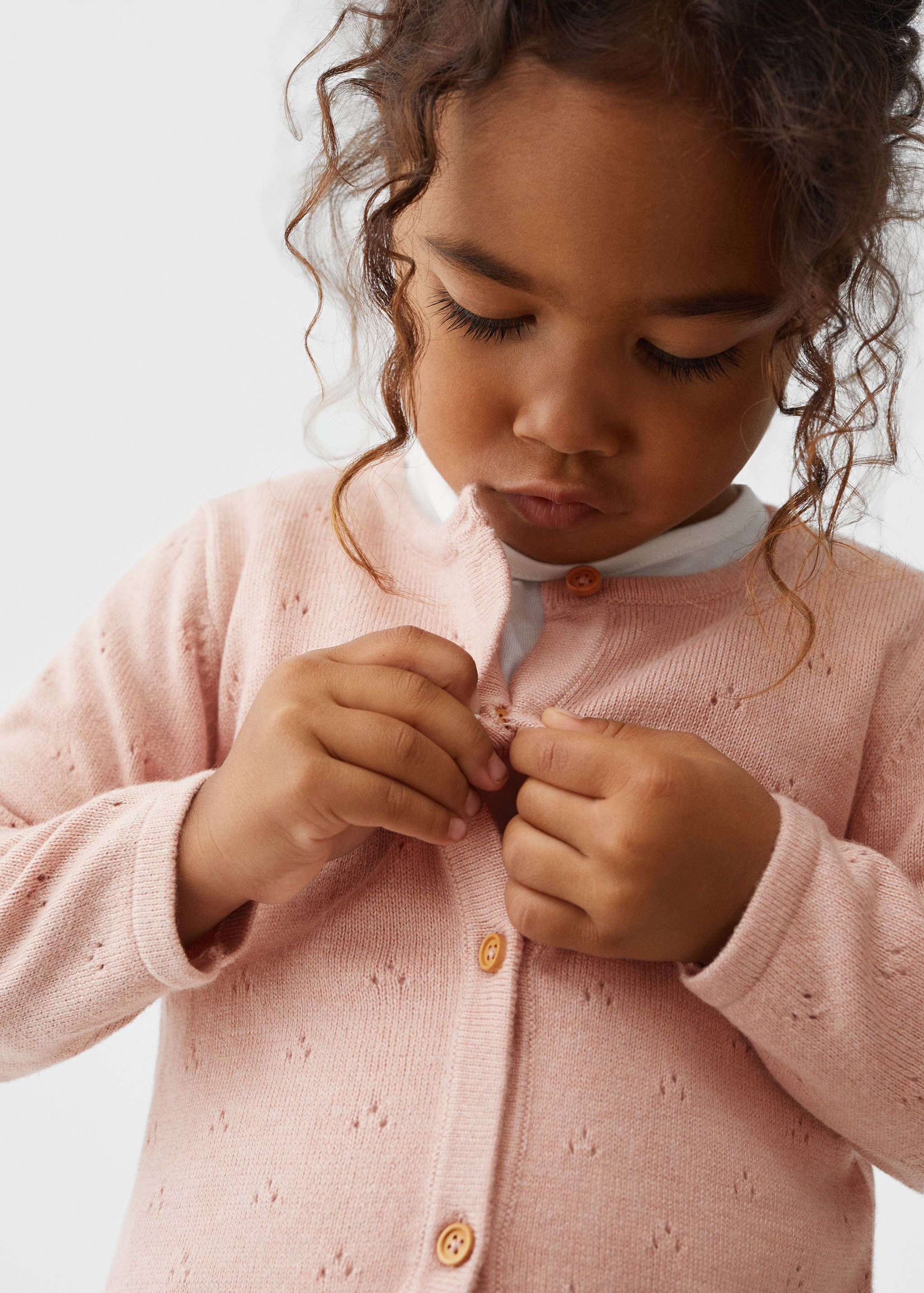 Cotton-blend cardigan - Details of the article 1