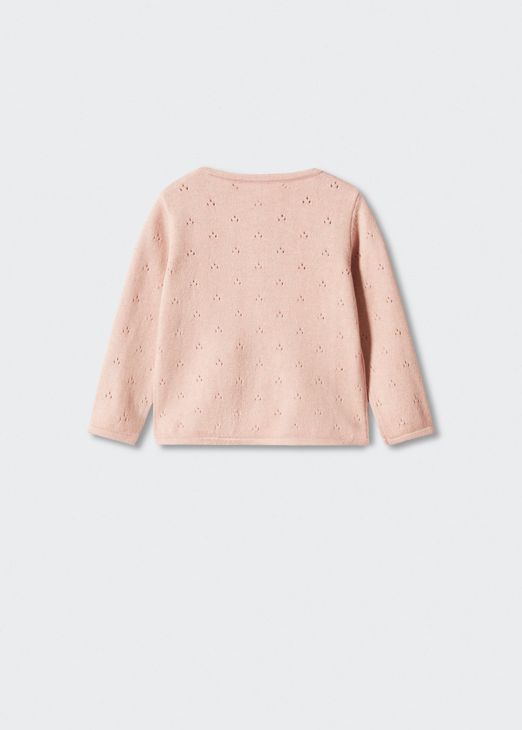 Cotton-blend cardigan - Reverse of the article