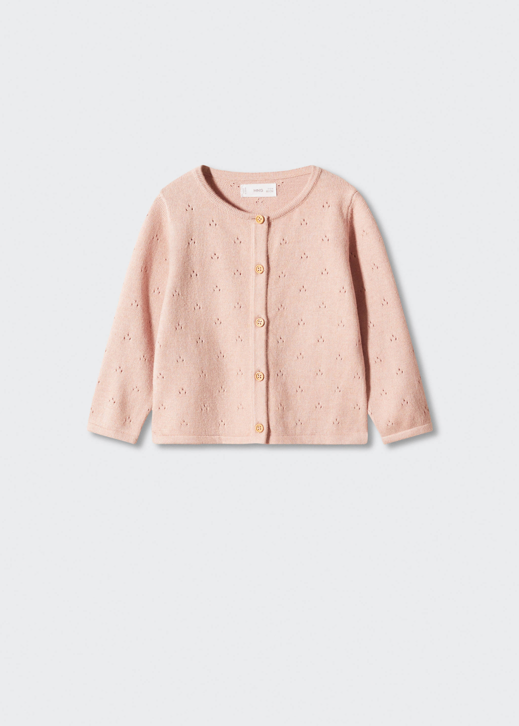 Cotton-blend cardigan - Article without model