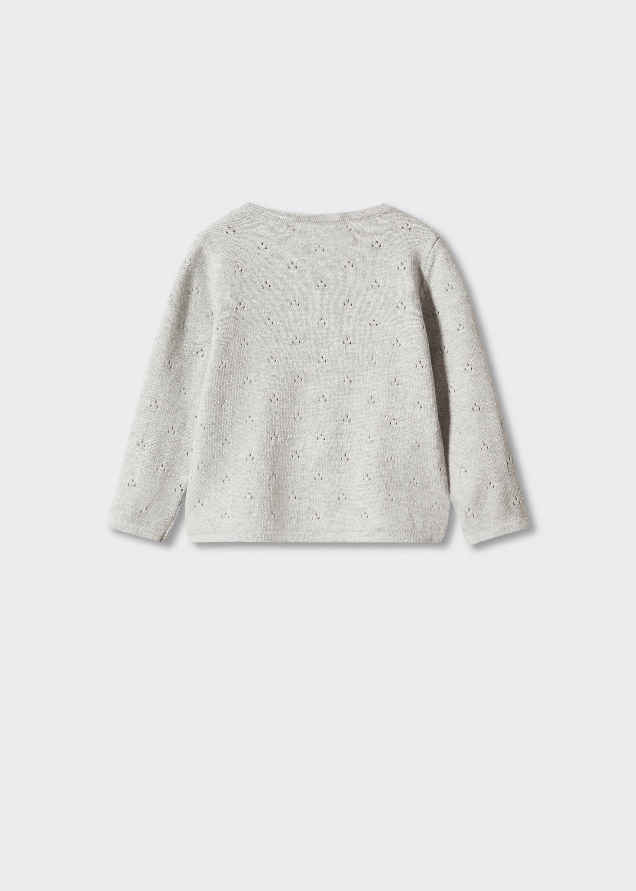 Cotton-blend cardigan - Reverse of the article