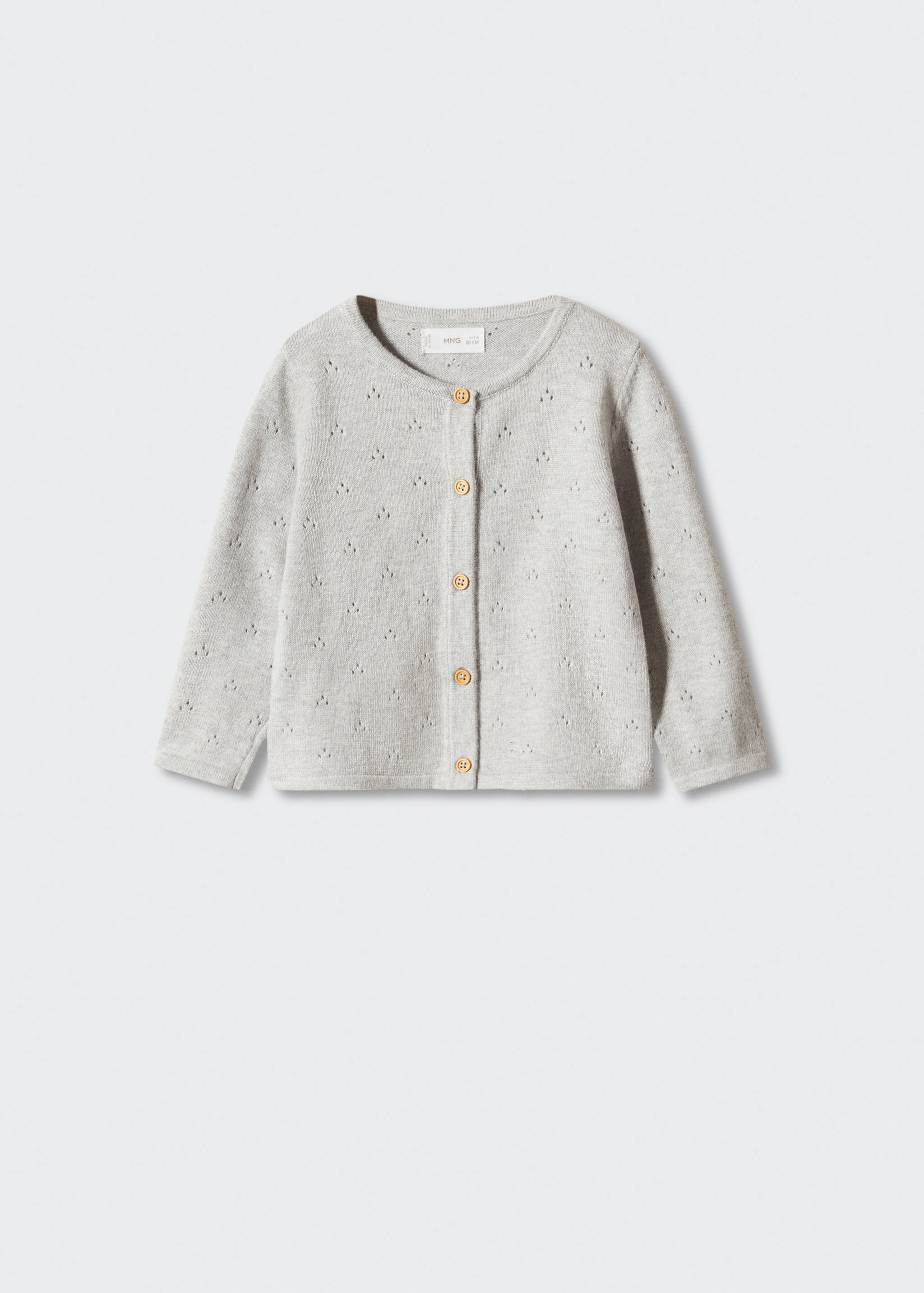 Cotton-blend cardigan - Article without model