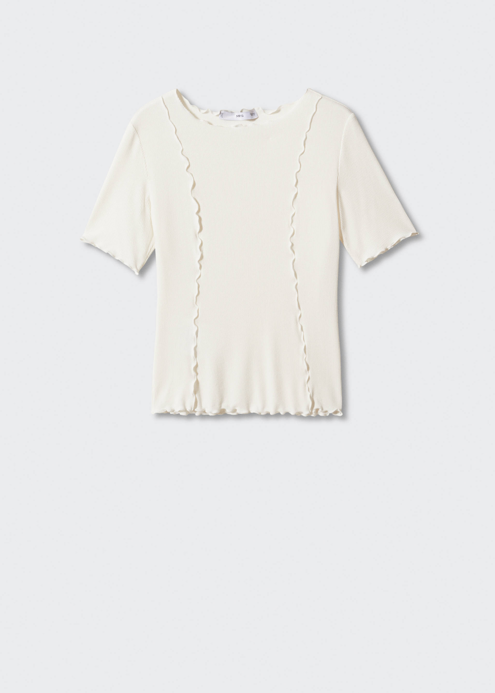 Decorative seam T-shirt - Article without model