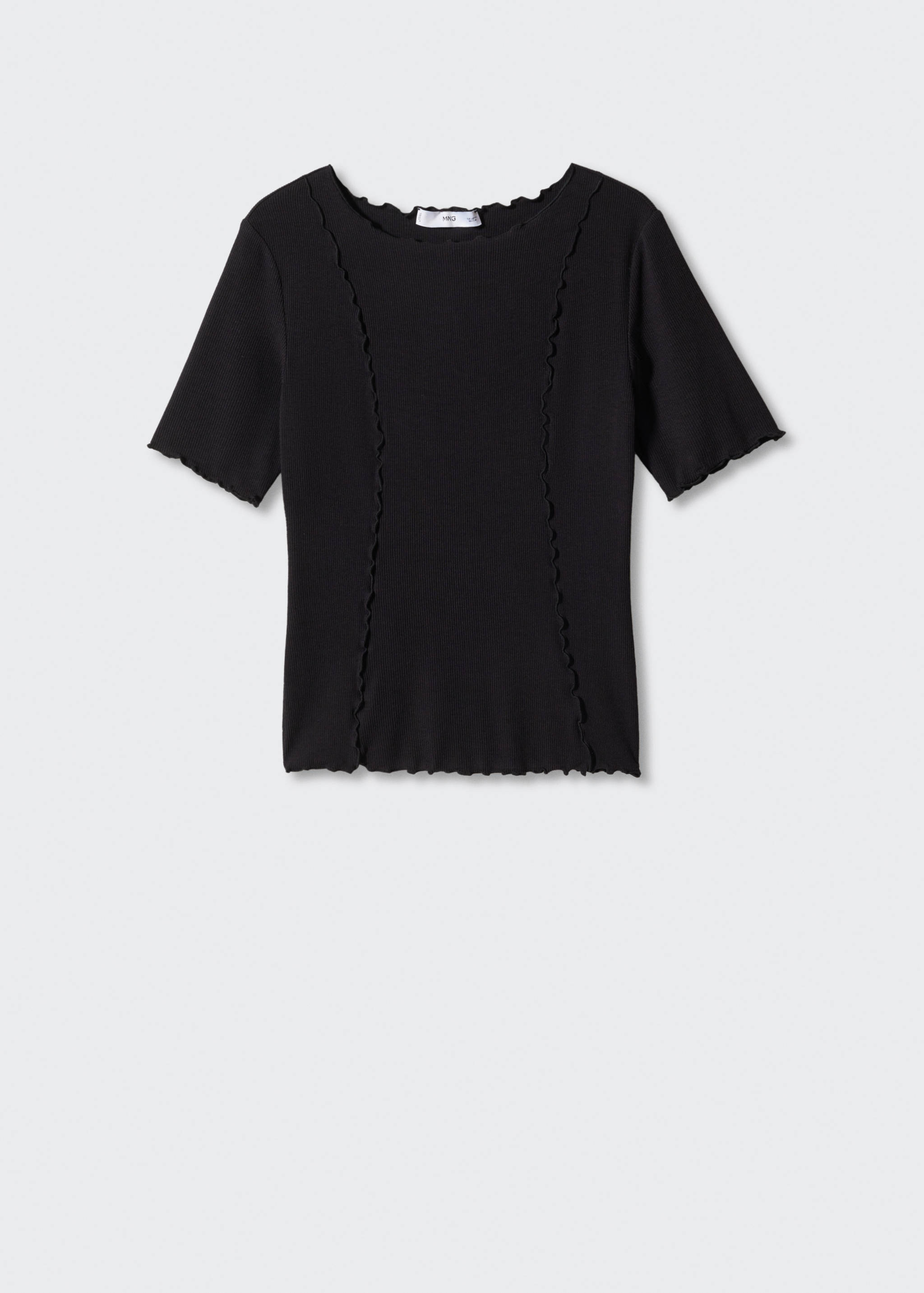 Decorative seam T-shirt - Article without model