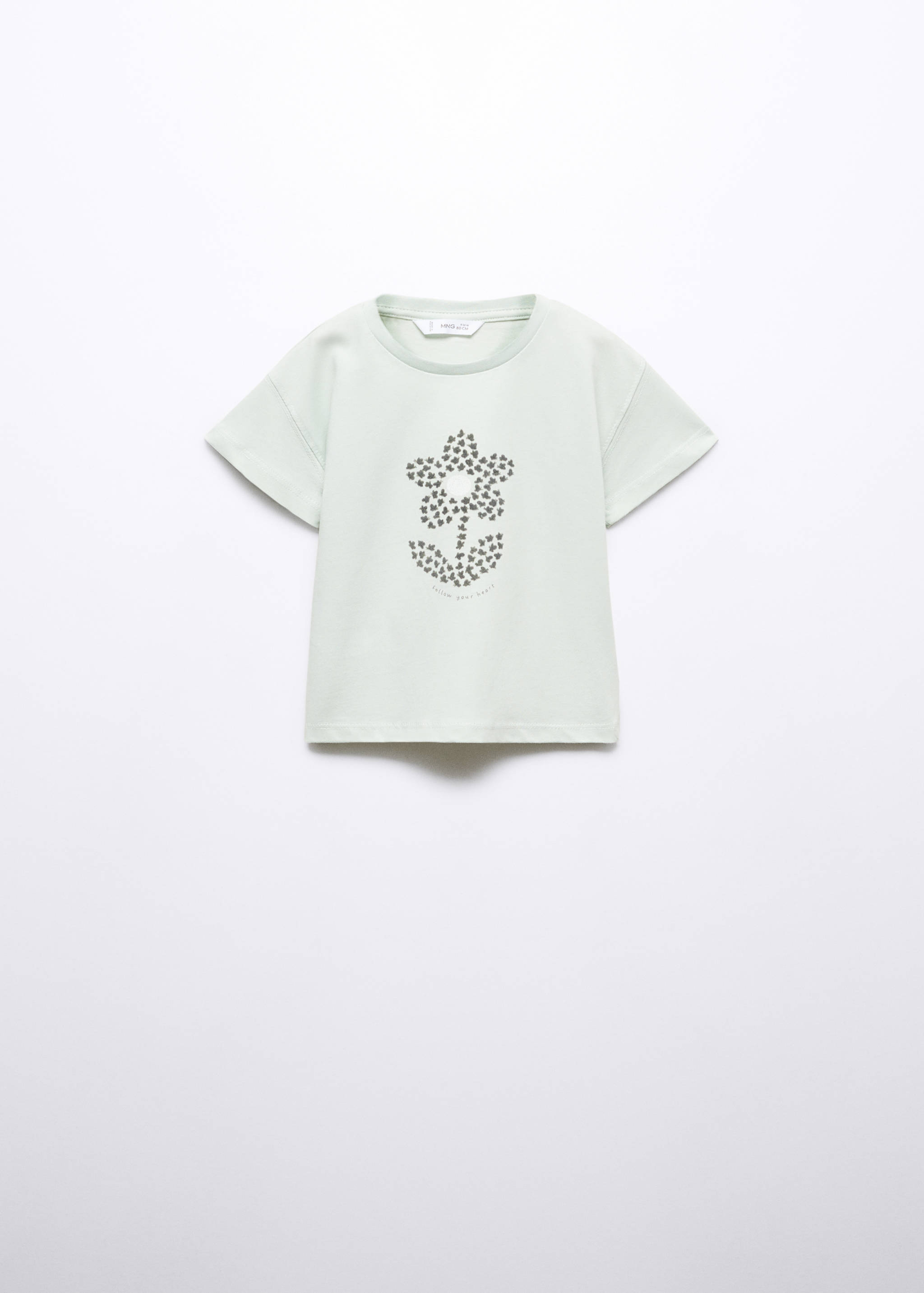 Printed cotton-blend T-shirt - Article without model