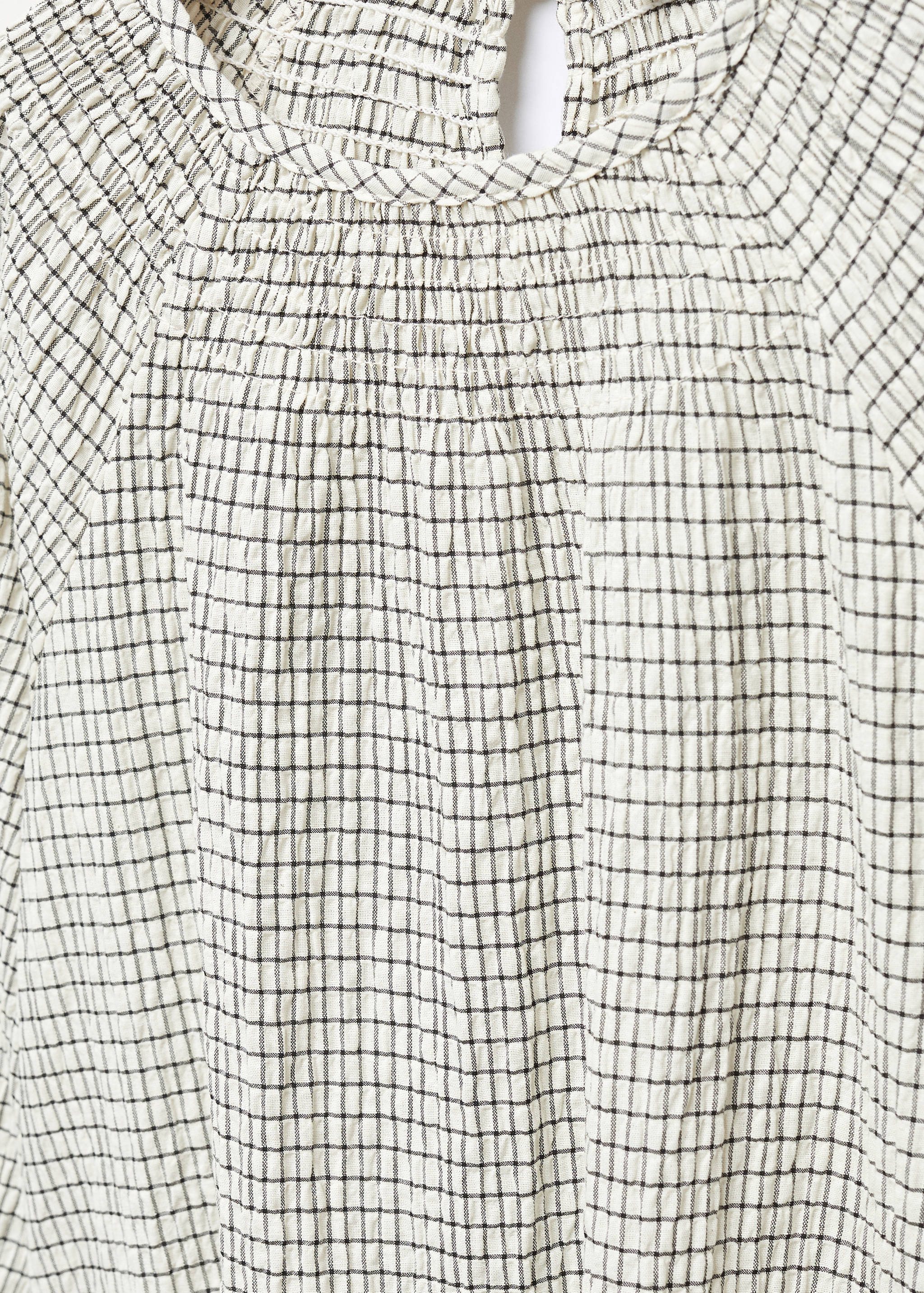 Vestido estampado cuadros - Detalle del artículo 8