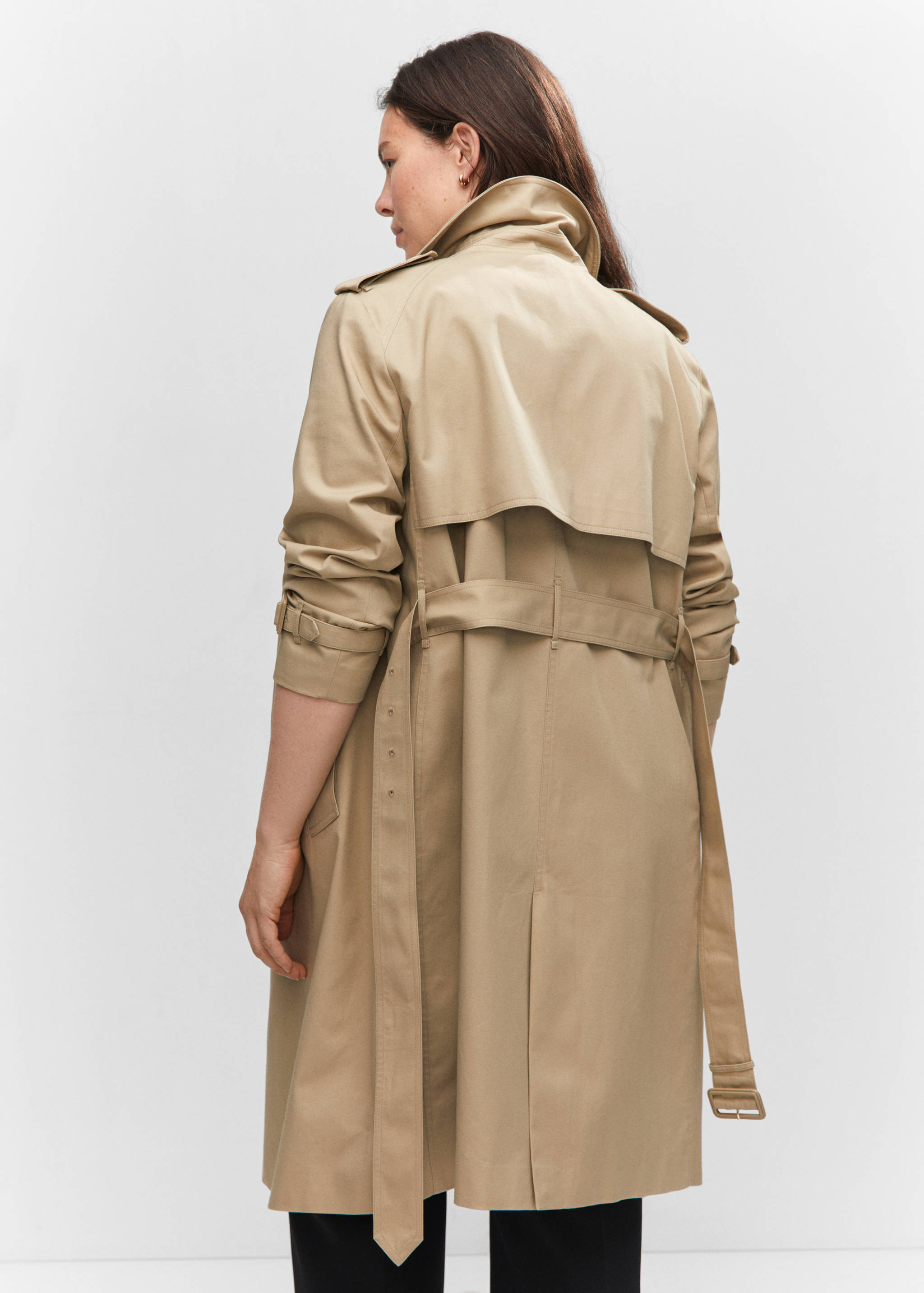 Classic trench coat with belt - Details of the article 4