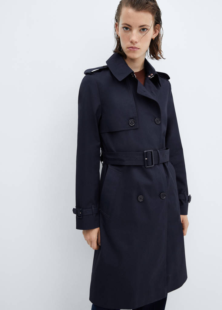 Classic trench coat with belt