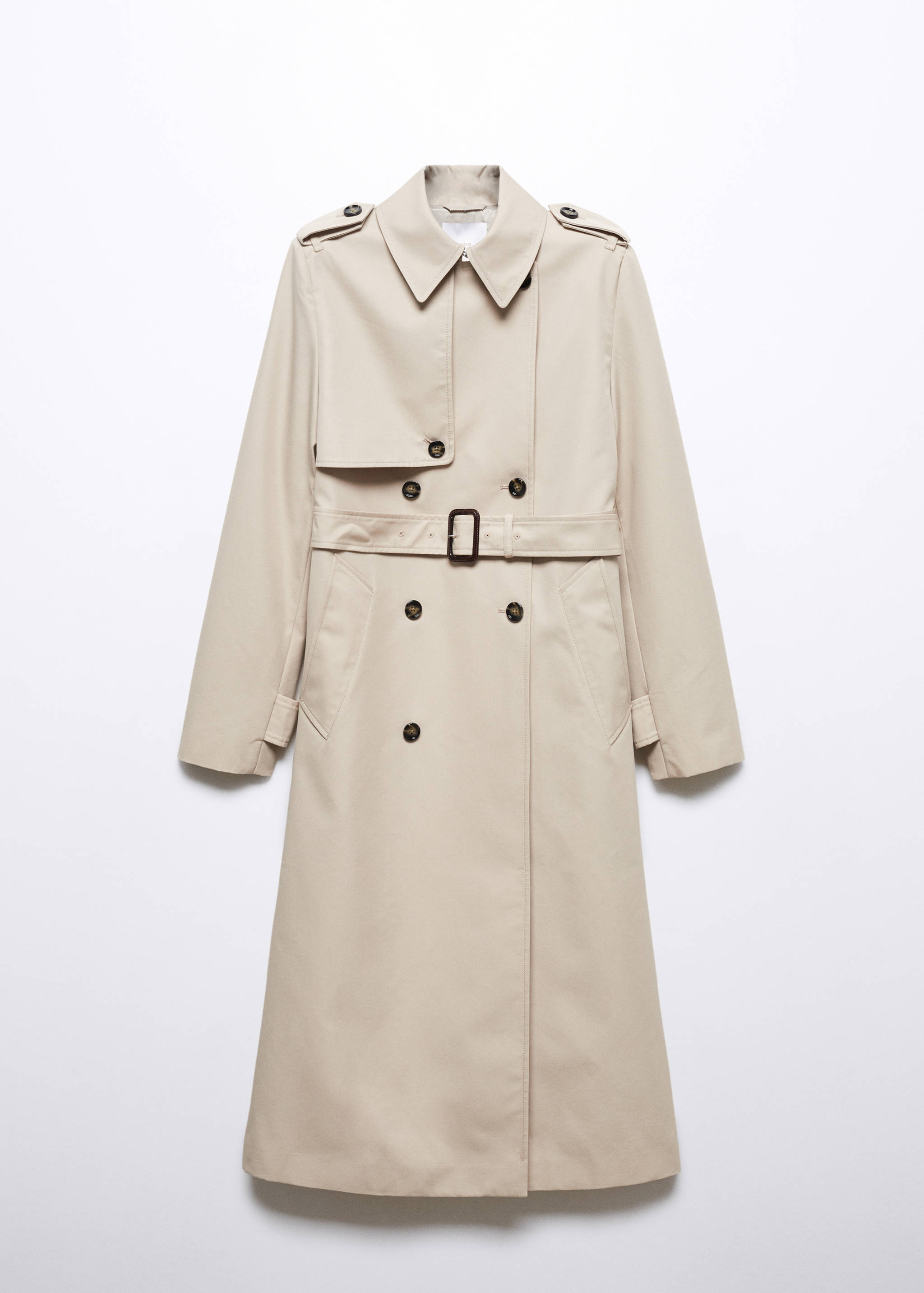 Waterproof double-breasted trench coat - Article without model