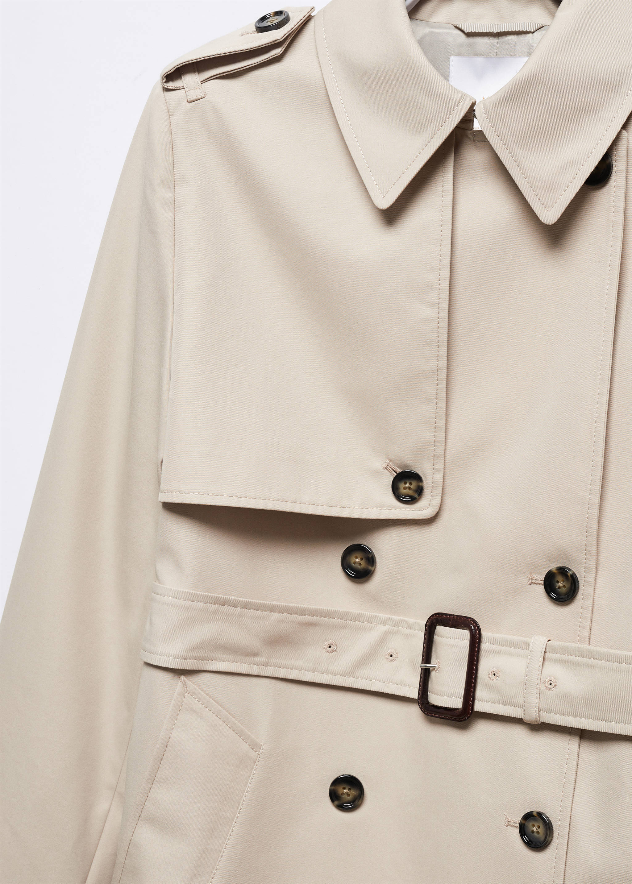 Waterproof double-breasted trench coat - Details of the article 8