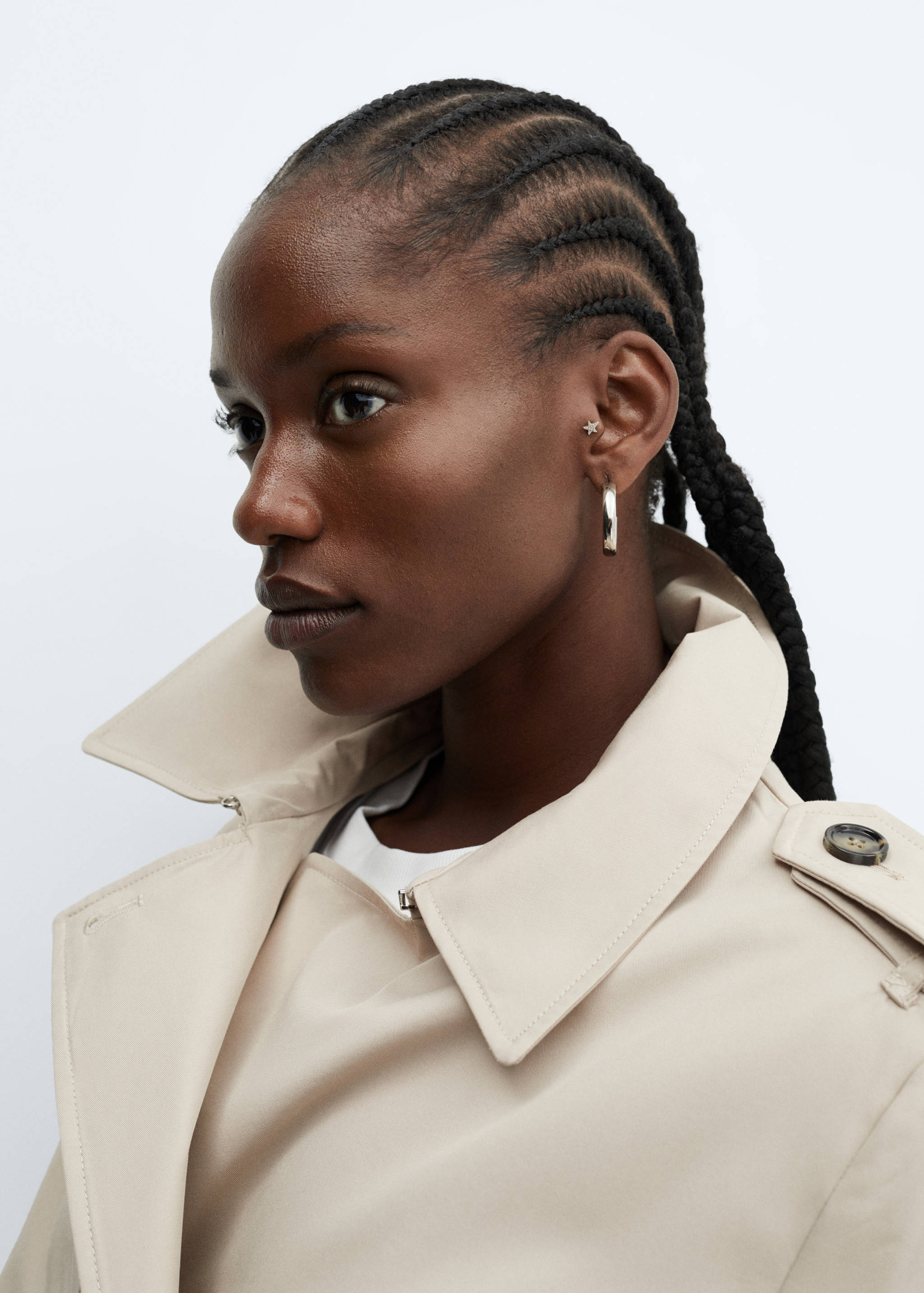 Waterproof double-breasted trench coat - Details of the article 4