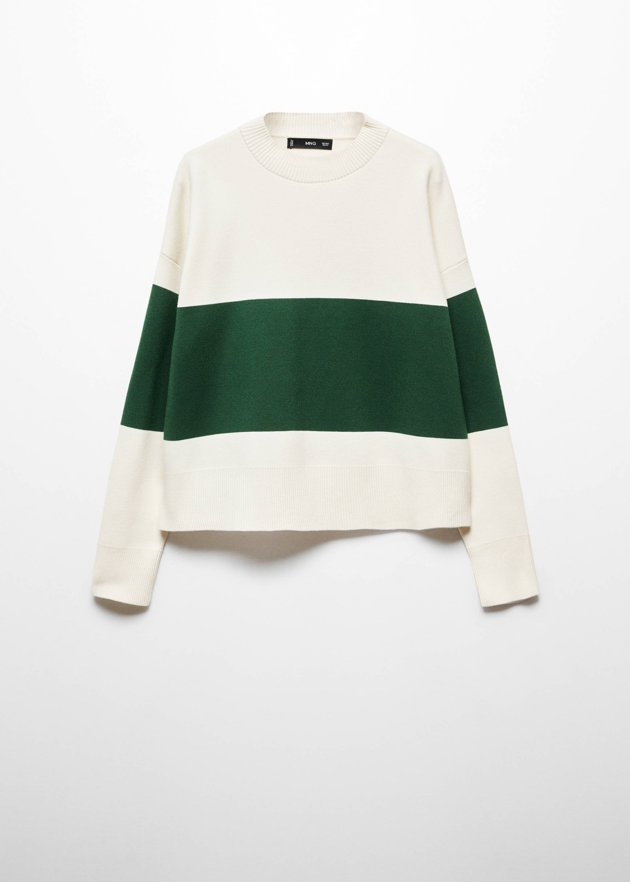 Oversized striped sweater - Article without model