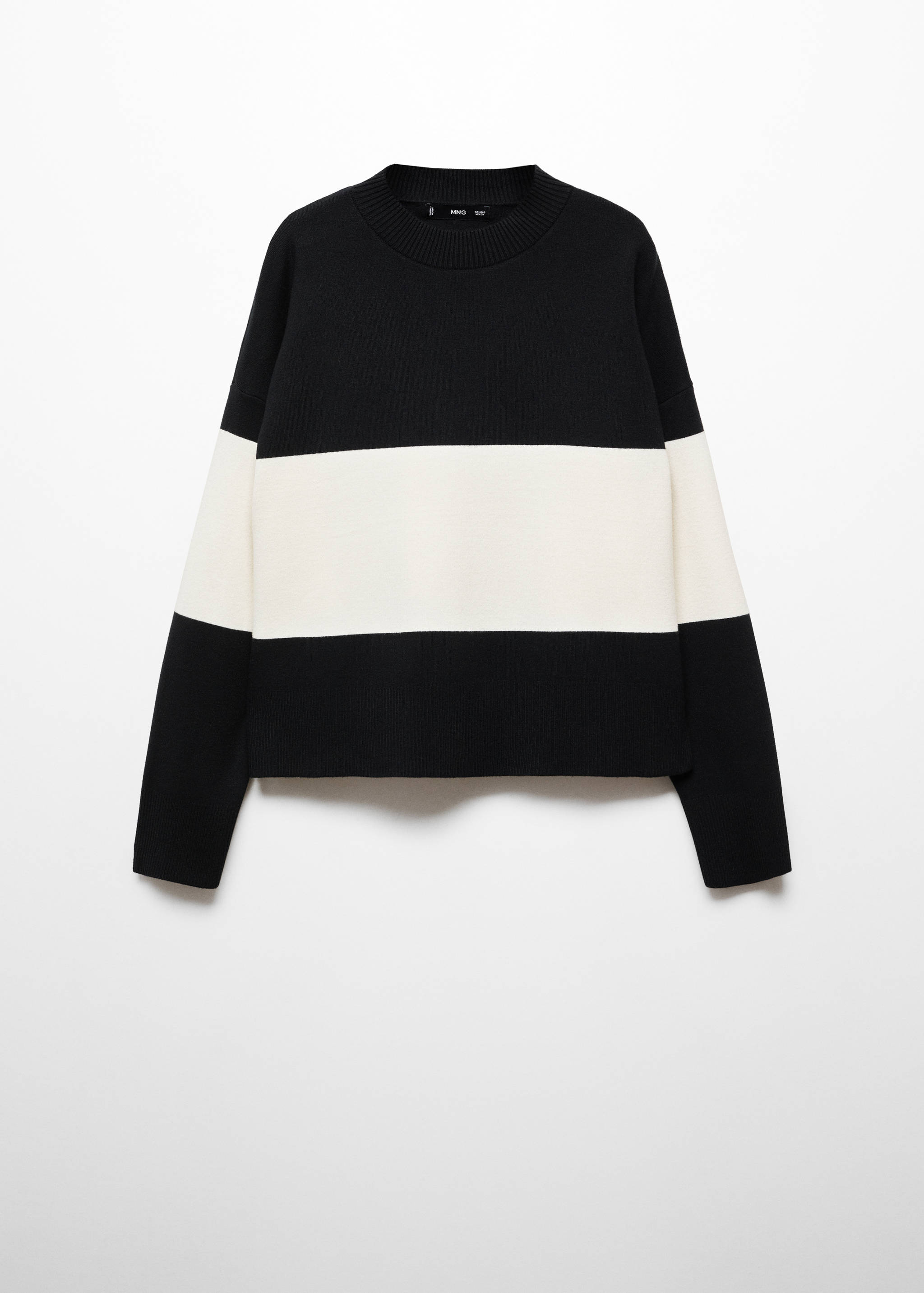 Oversized striped sweater - Article without model