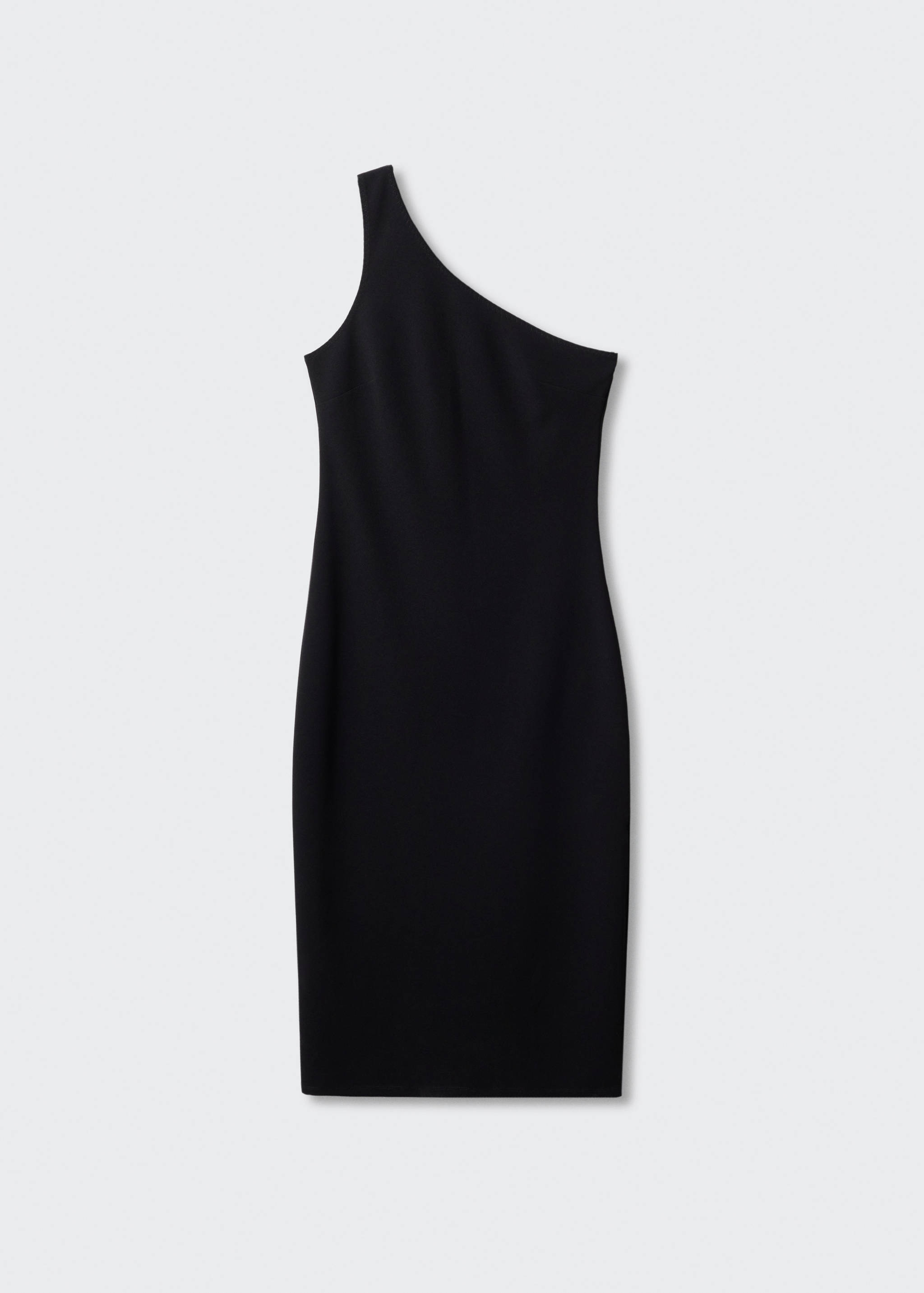 Asymmetrical dress with side slit - Article without model