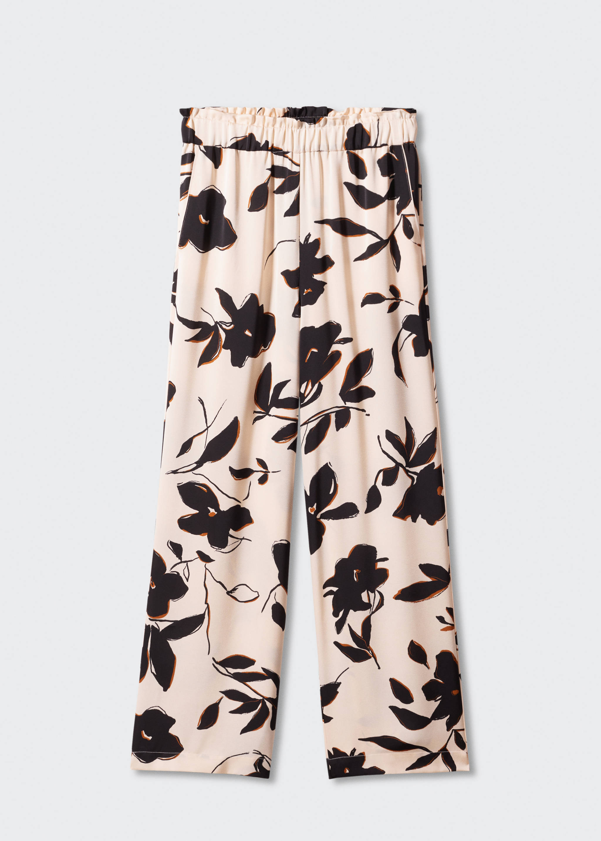 Wide leg printed trousers - Article without model