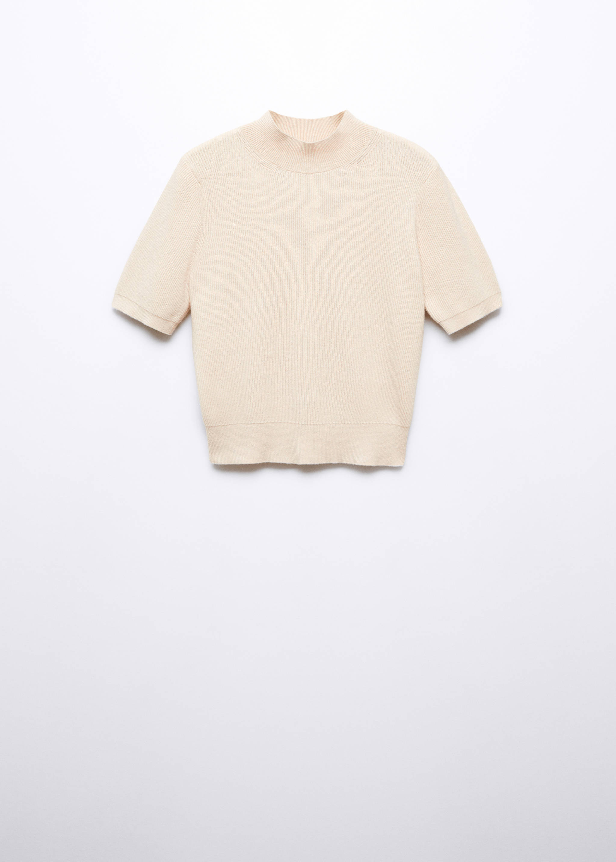 Pull-over col montant manches courtes - Article sans modèle