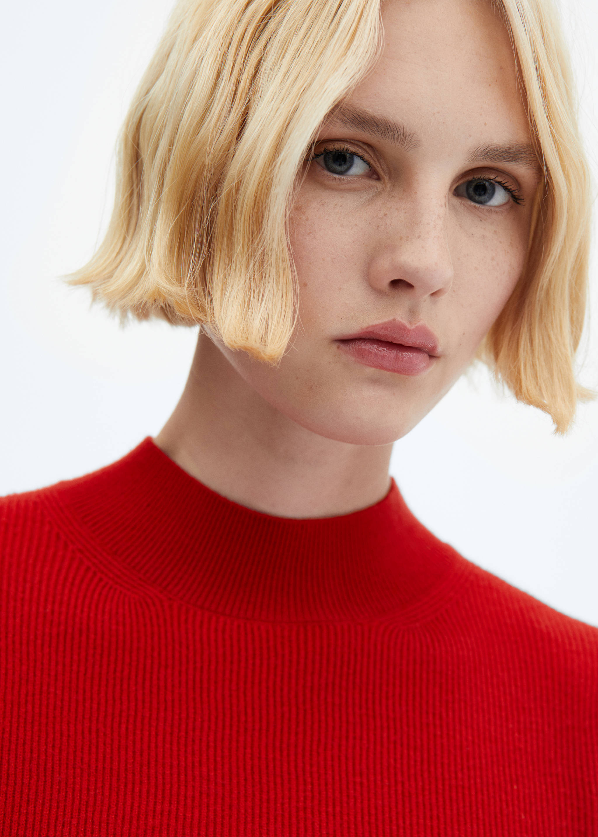 Pull-over col montant manches courtes - Détail de l'article 1