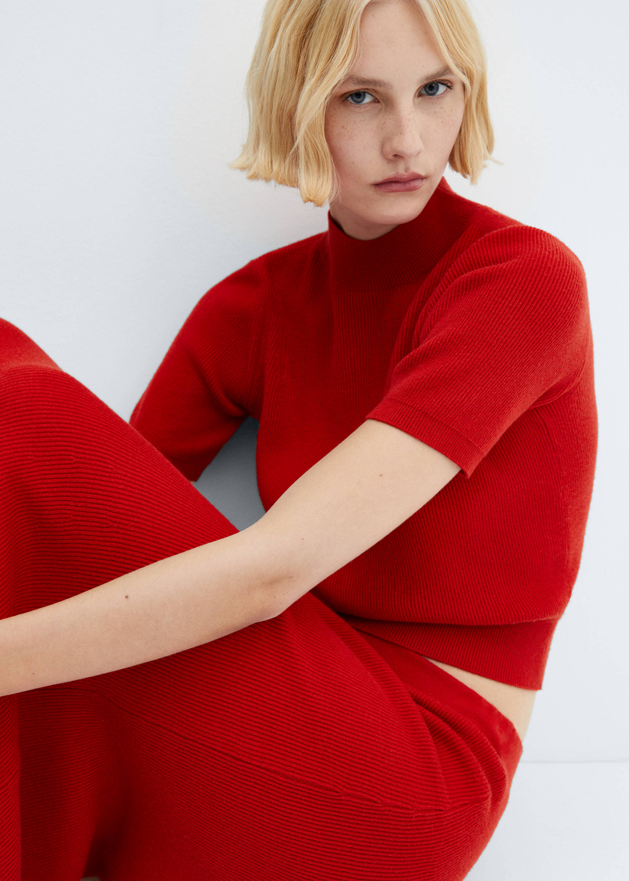 Pull-over col montant manches courtes - Détail de l'article 2