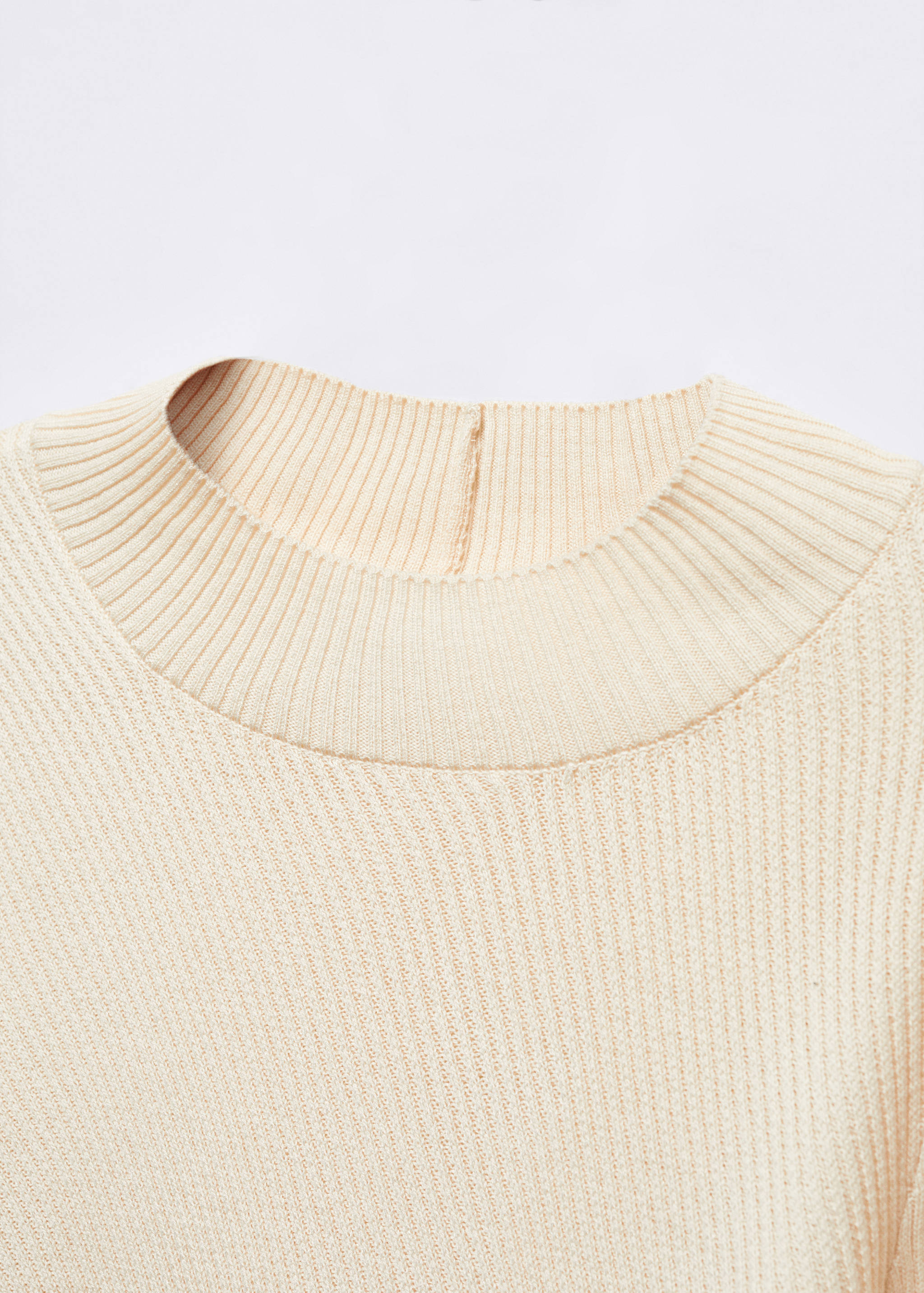 Knitted sweater with perkins neck - Details of the article 8