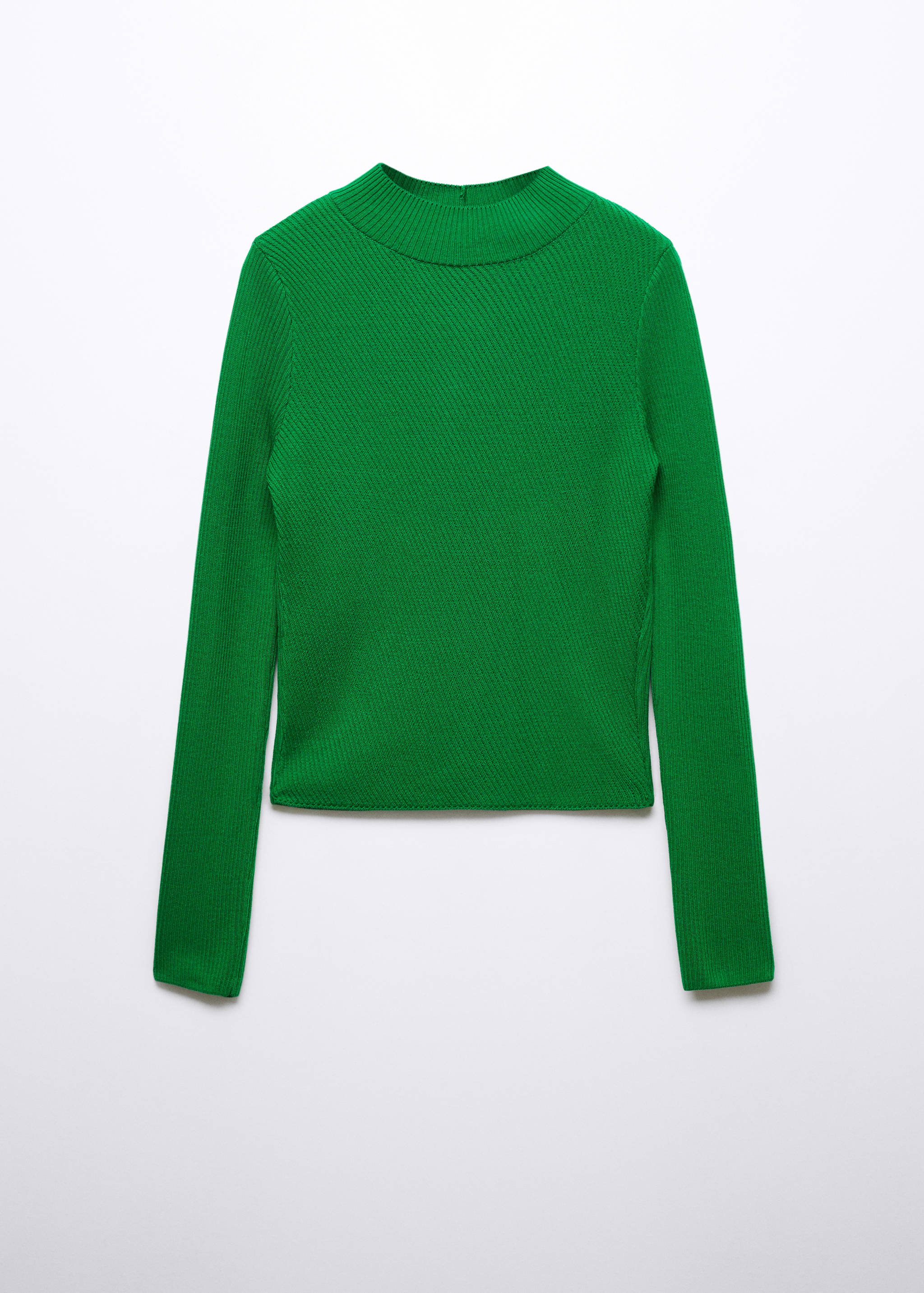 Knitted sweater with perkins neck - Article without model