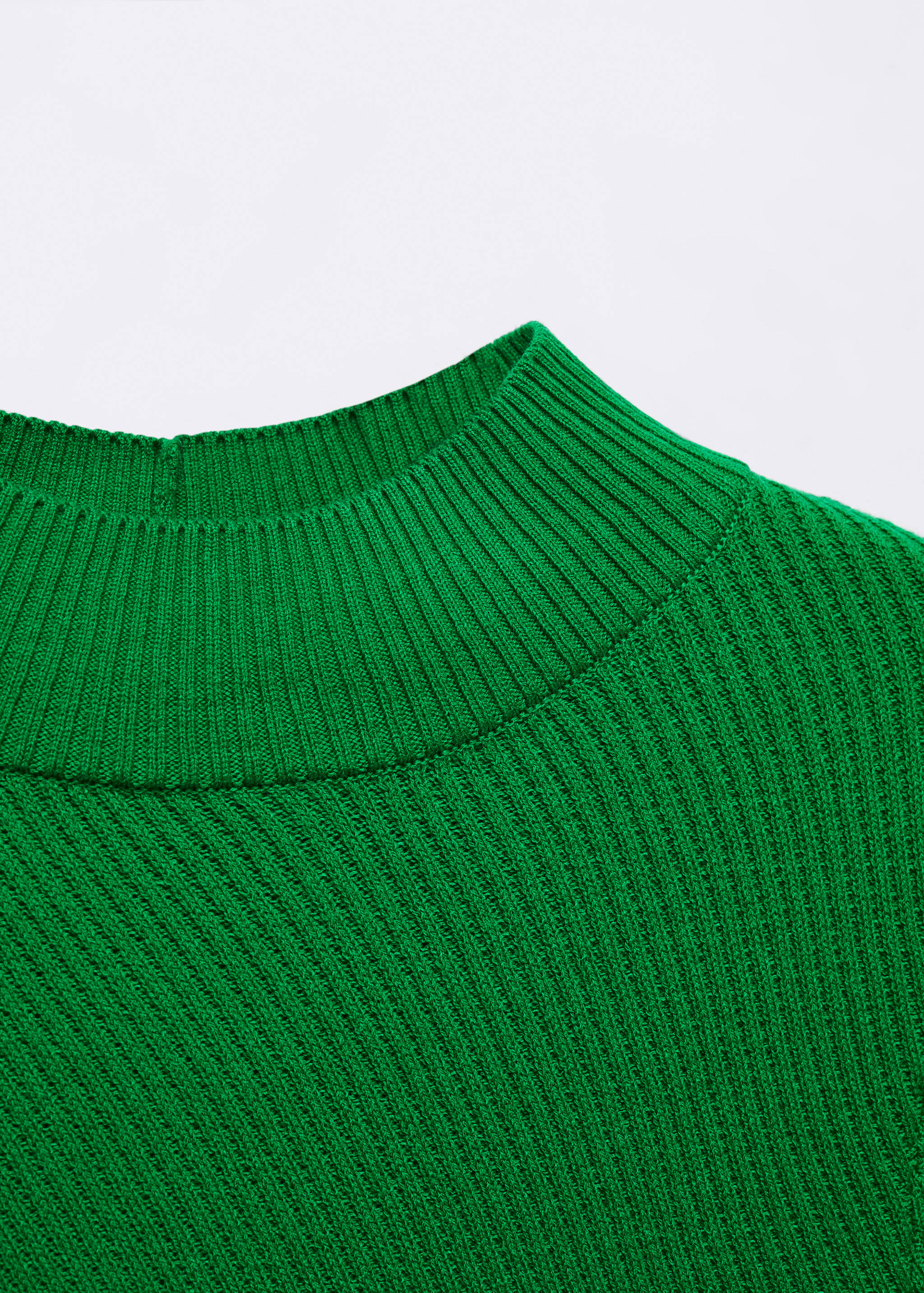 Knitted sweater with perkins neck - Details of the article 8