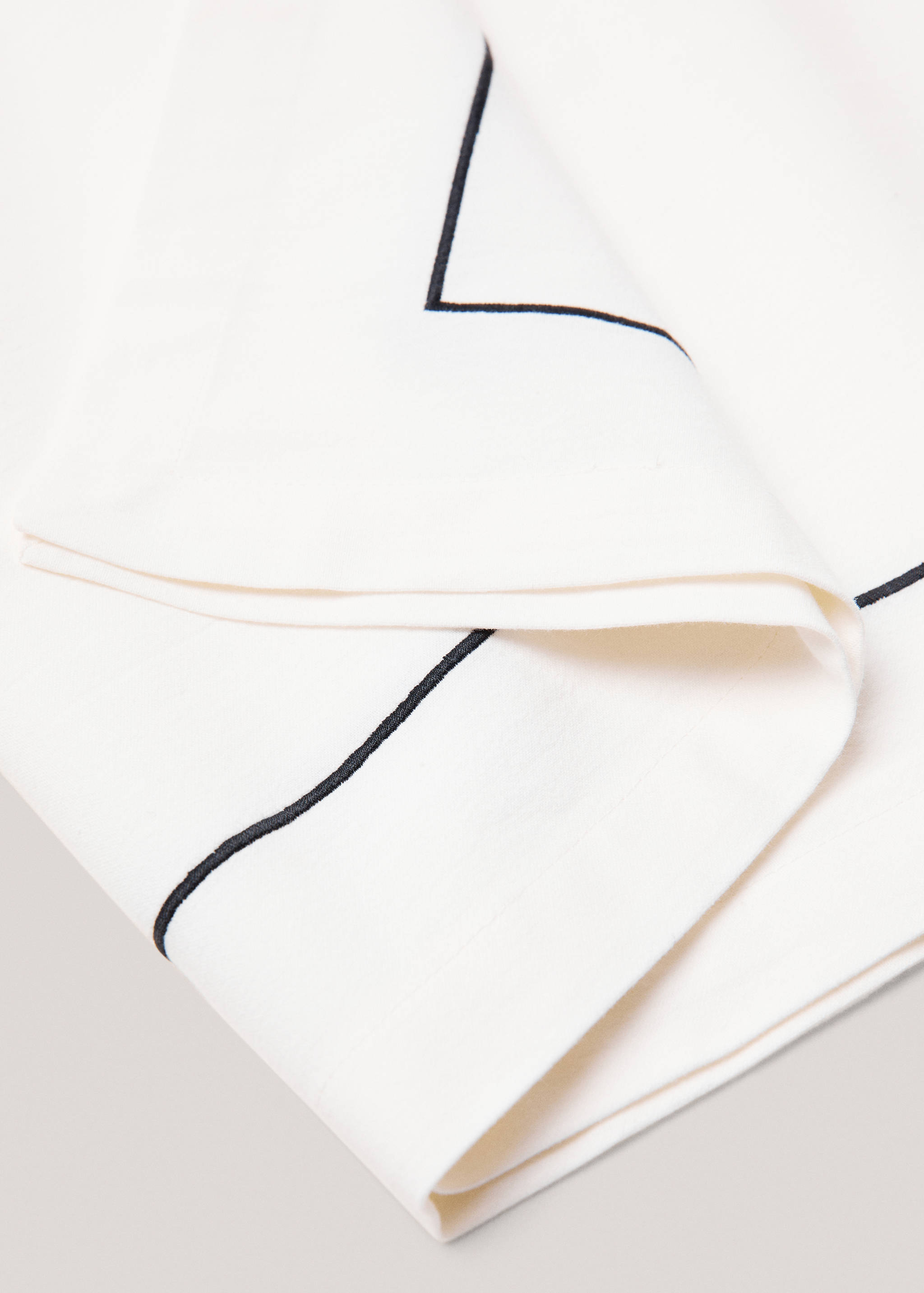 Mantel línea bordada 100% algodón 150x250cm - Detalle del artículo 1