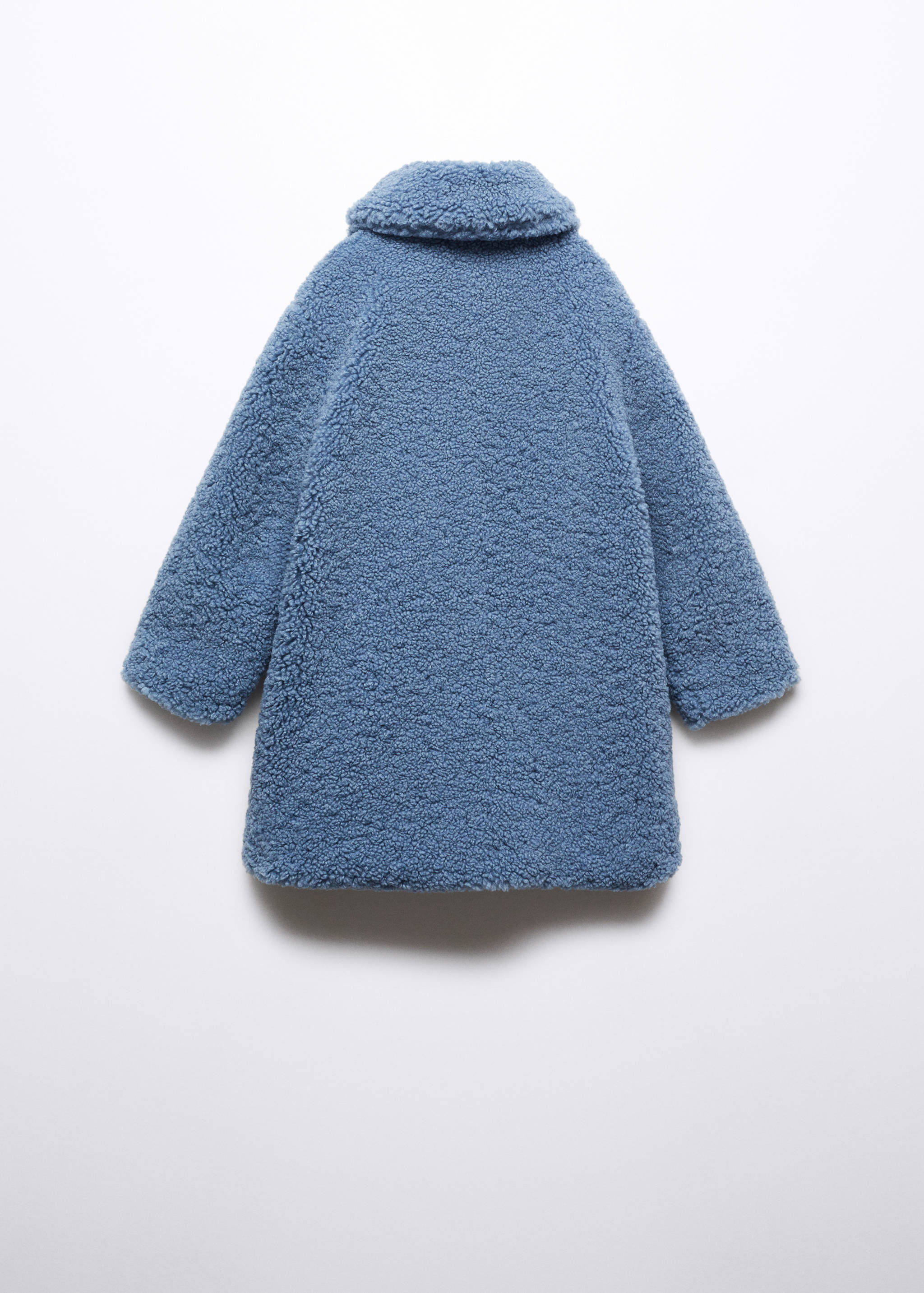 Shearling-effect coat - Reverse of the article