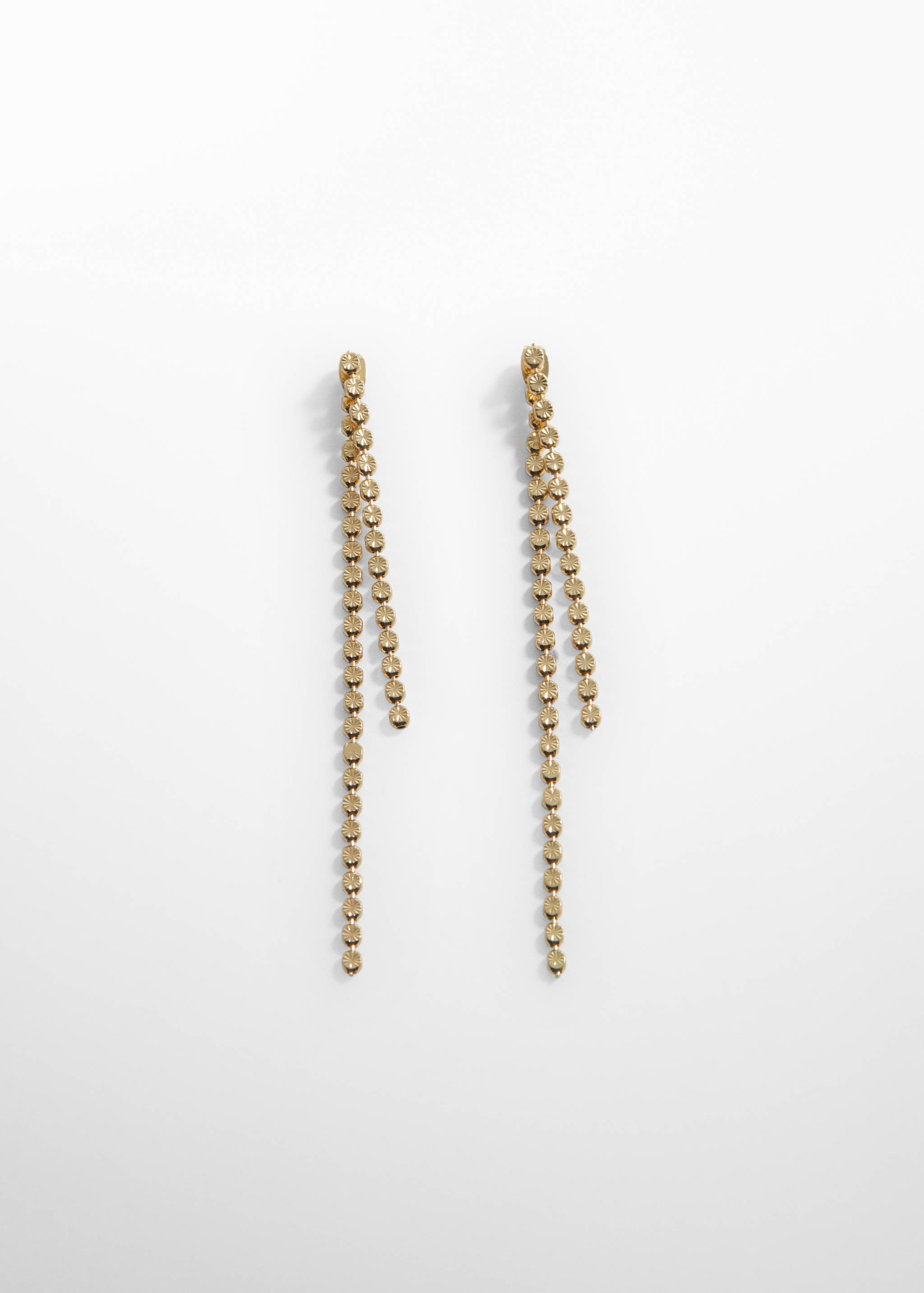 Beaded pendant earrings - Article without model