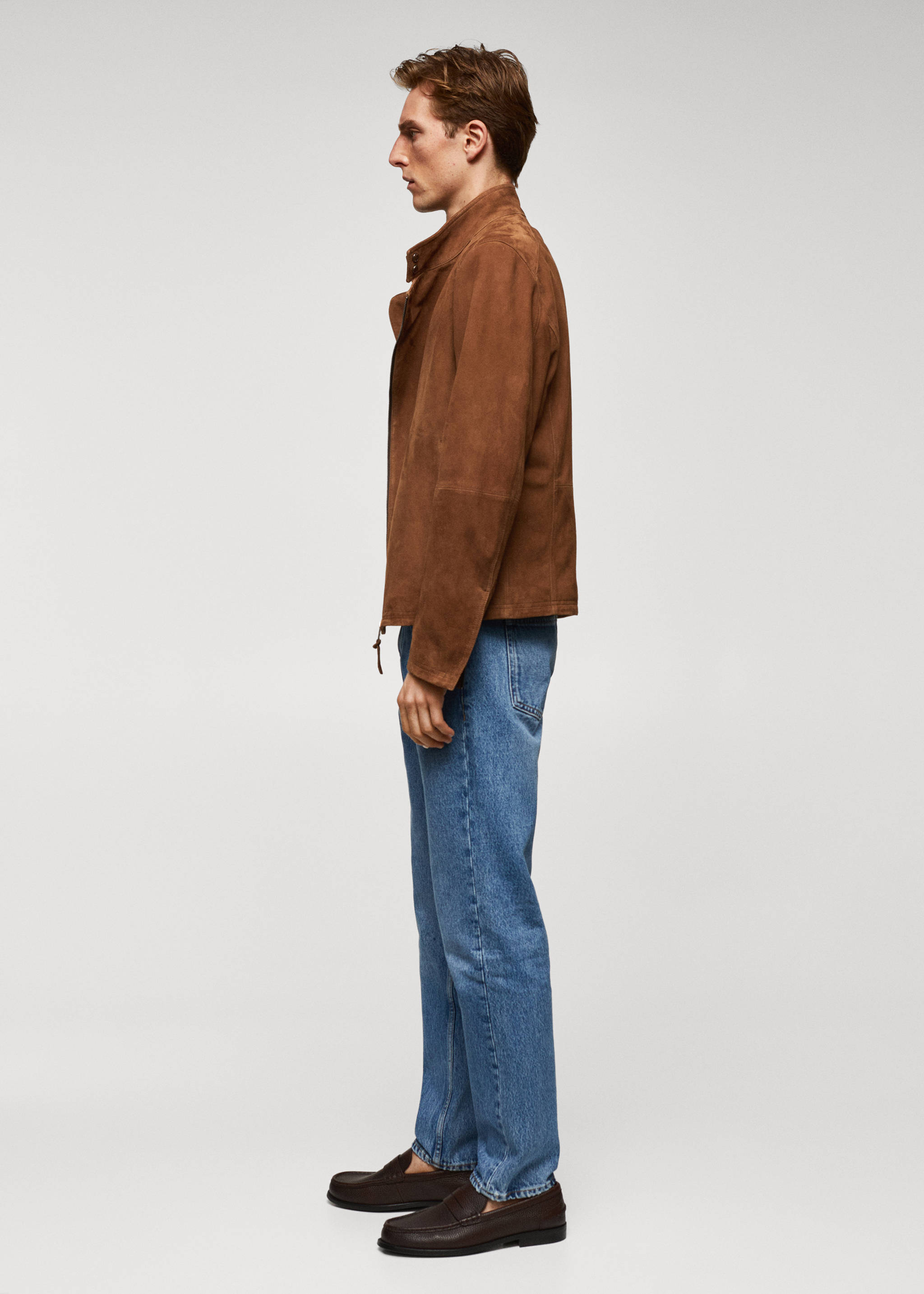 Blouson perfecto cuir daim - Détail de l'article 2