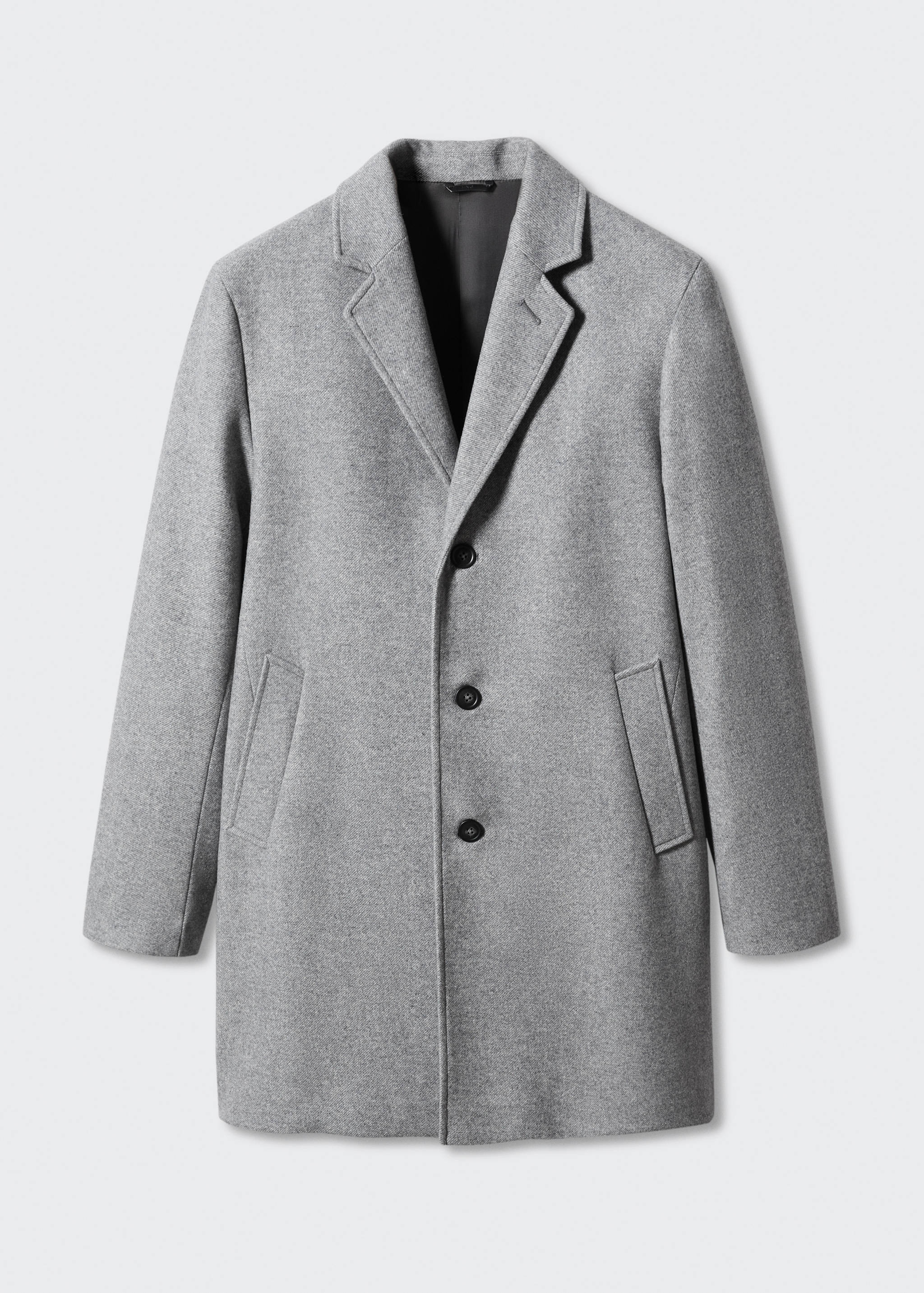Lightweight recycled wool coat - Article without model