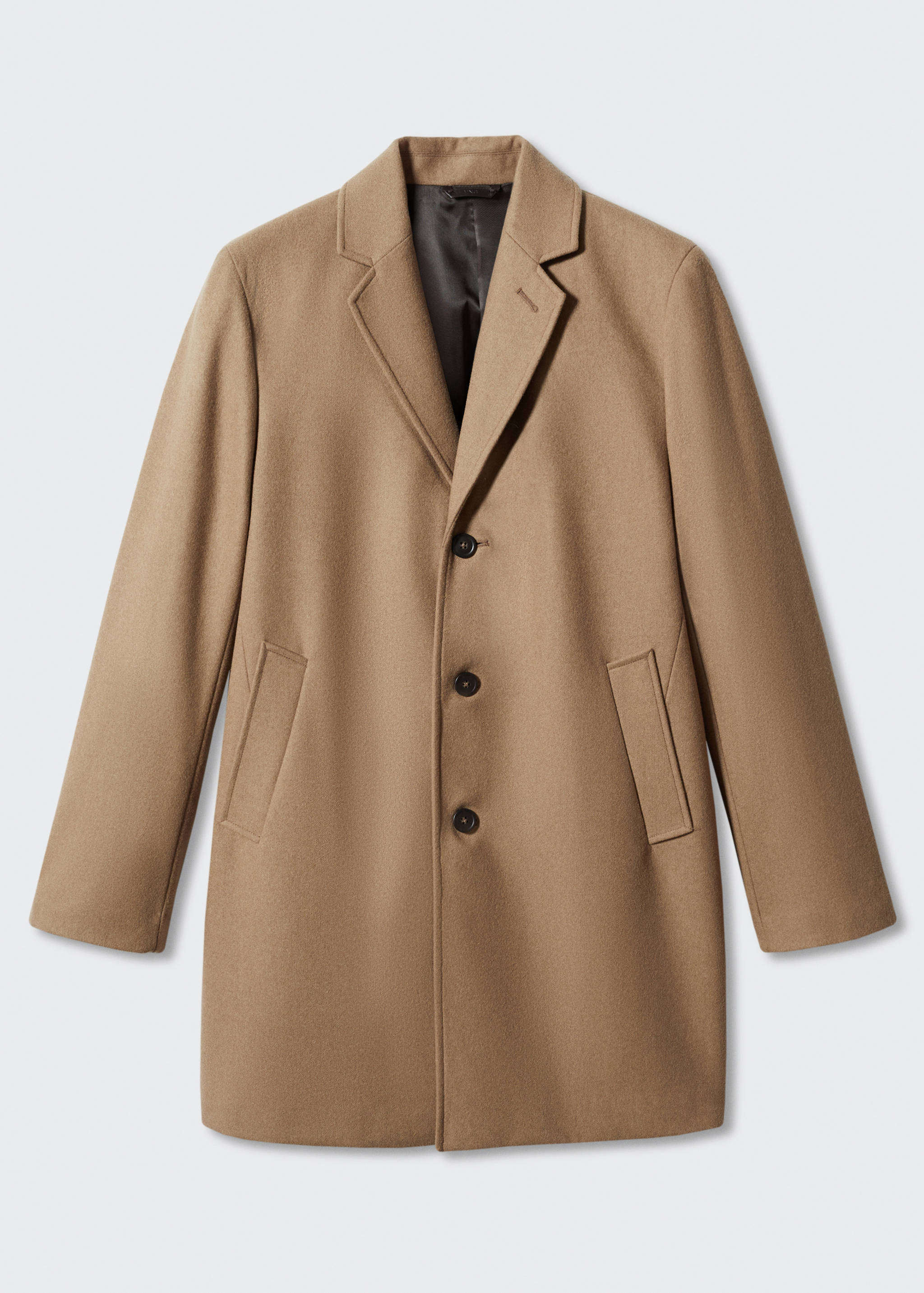 Lightweight recycled wool coat - Article without model