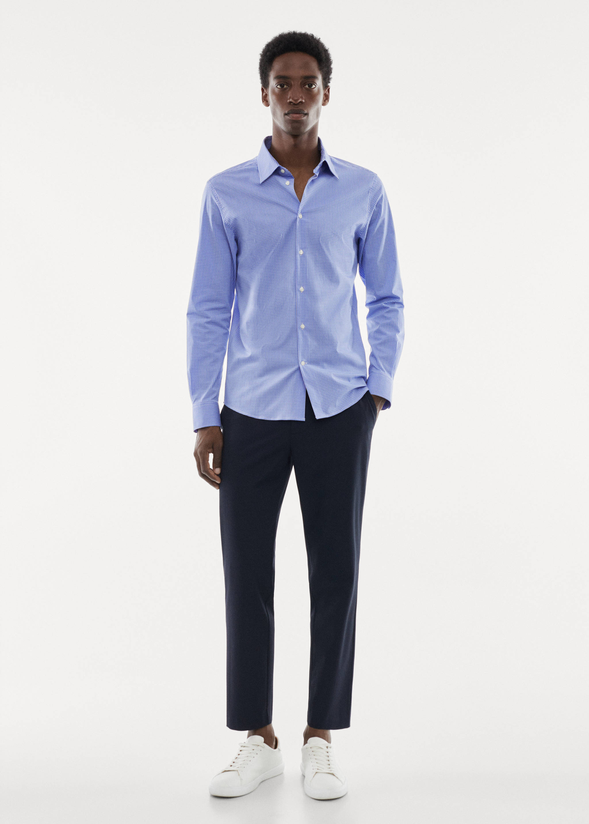 Micro-stretch fabric shirt - General plane