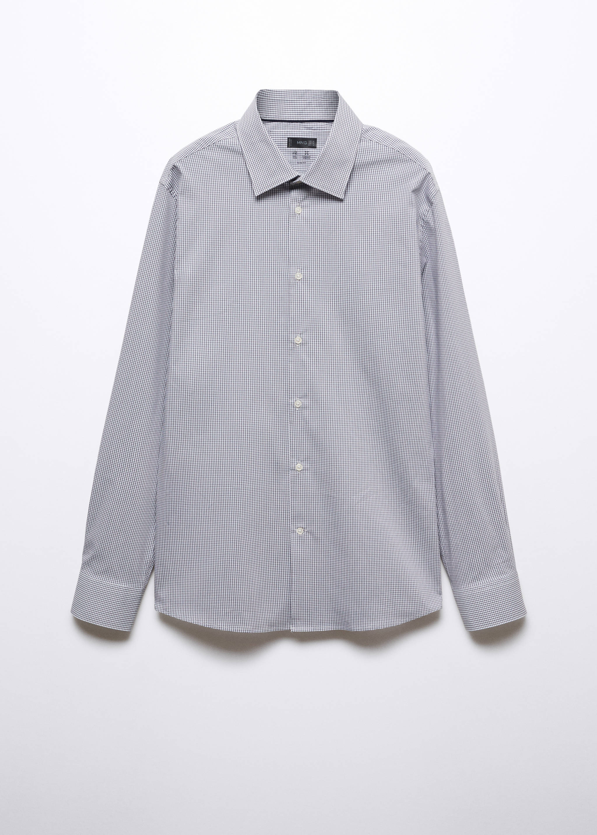 Chemise micro carreaux tissu stretch - Article sans modèle