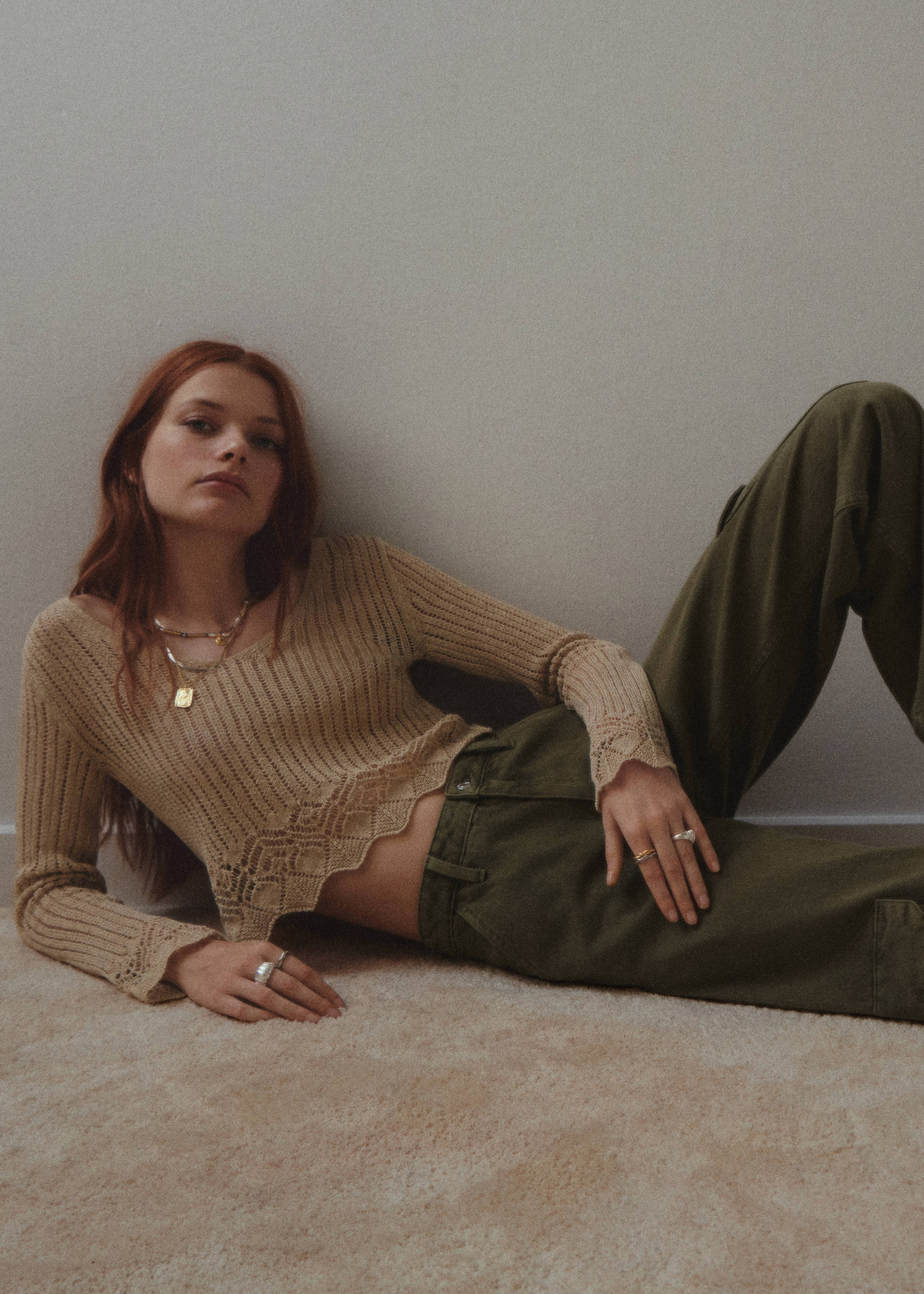 Wide leg cargo jeans - Details of the article 6