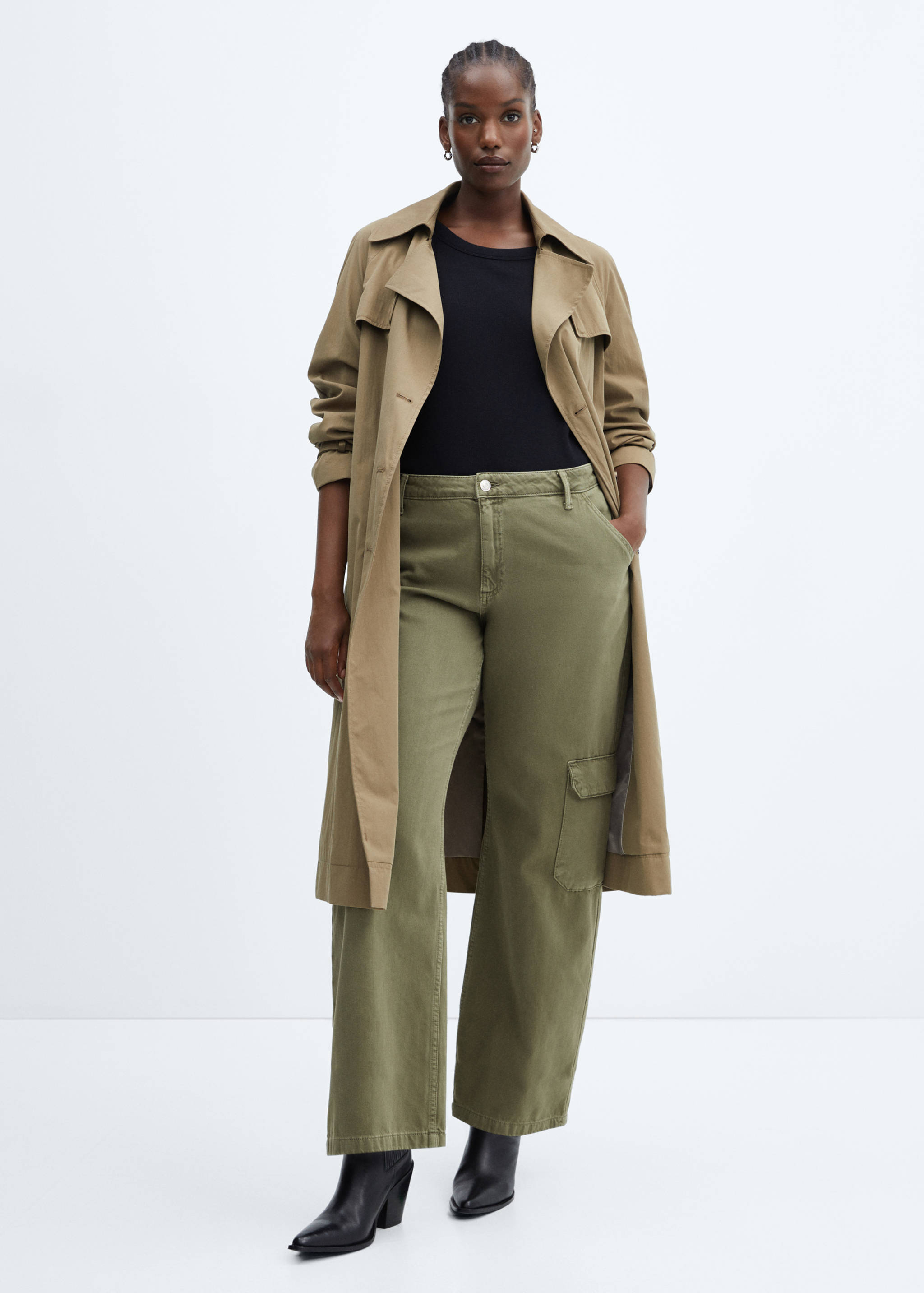 Wide leg cargo jeans - Details of the article 3