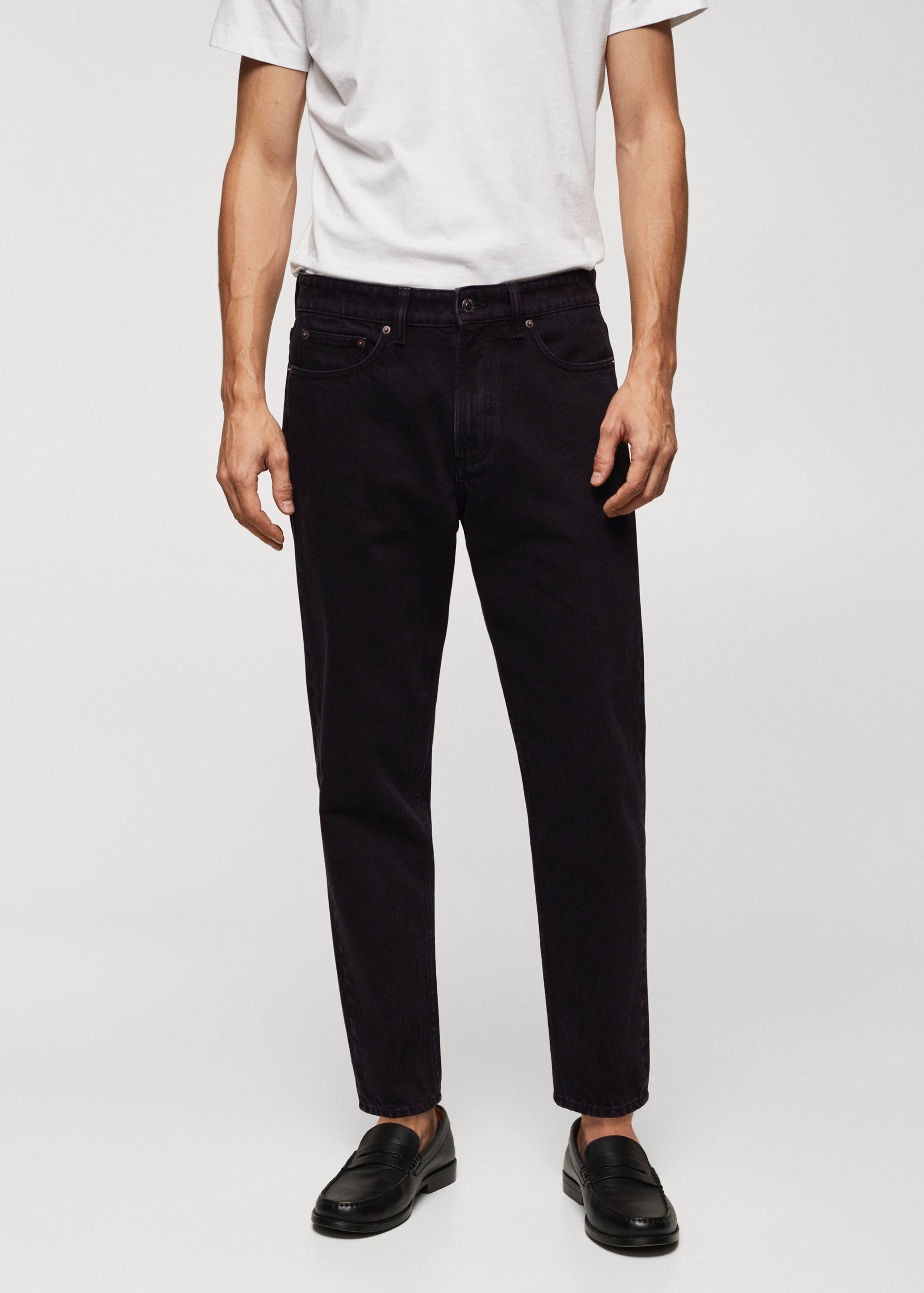 Tapered-fit jeans - Medium plane