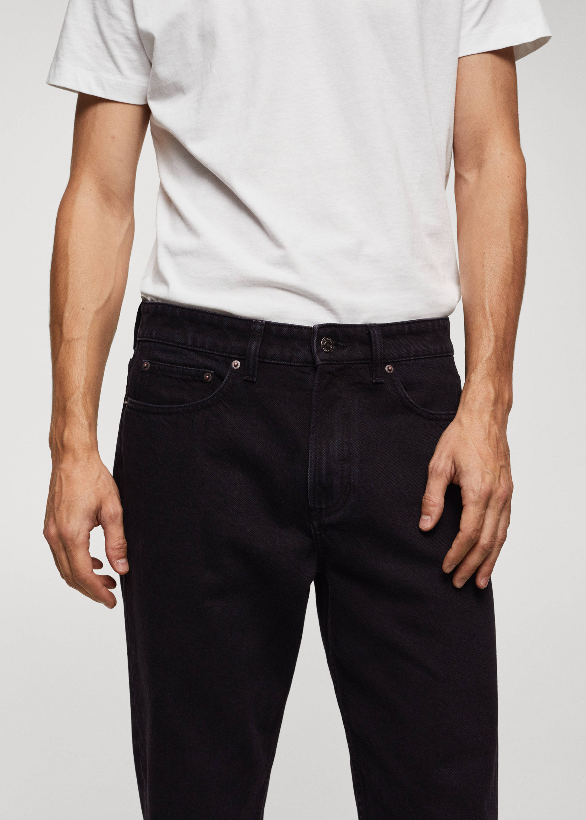 Tapered-fit jeans - Details of the article 1