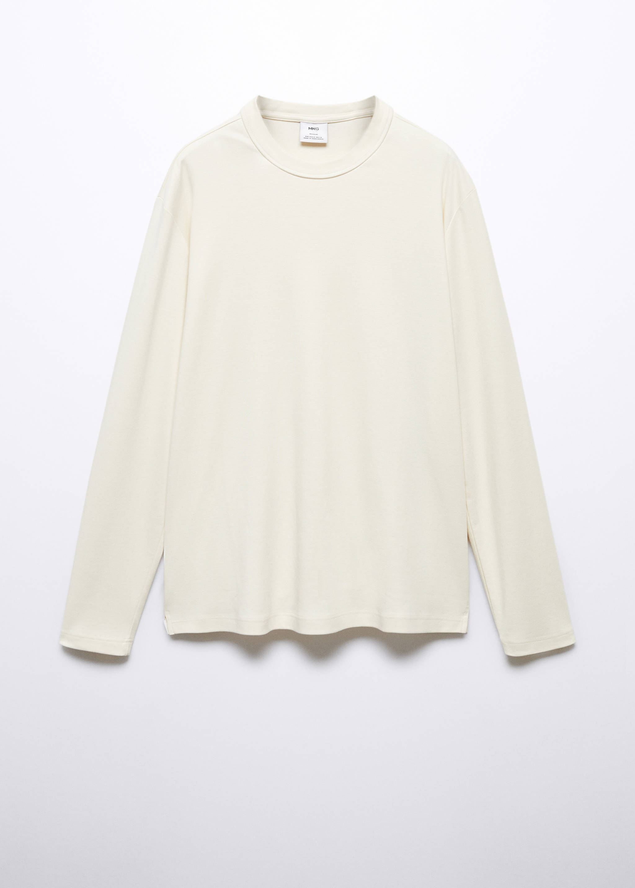 T-shirt 100 % coton manches longues - Article sans modèle