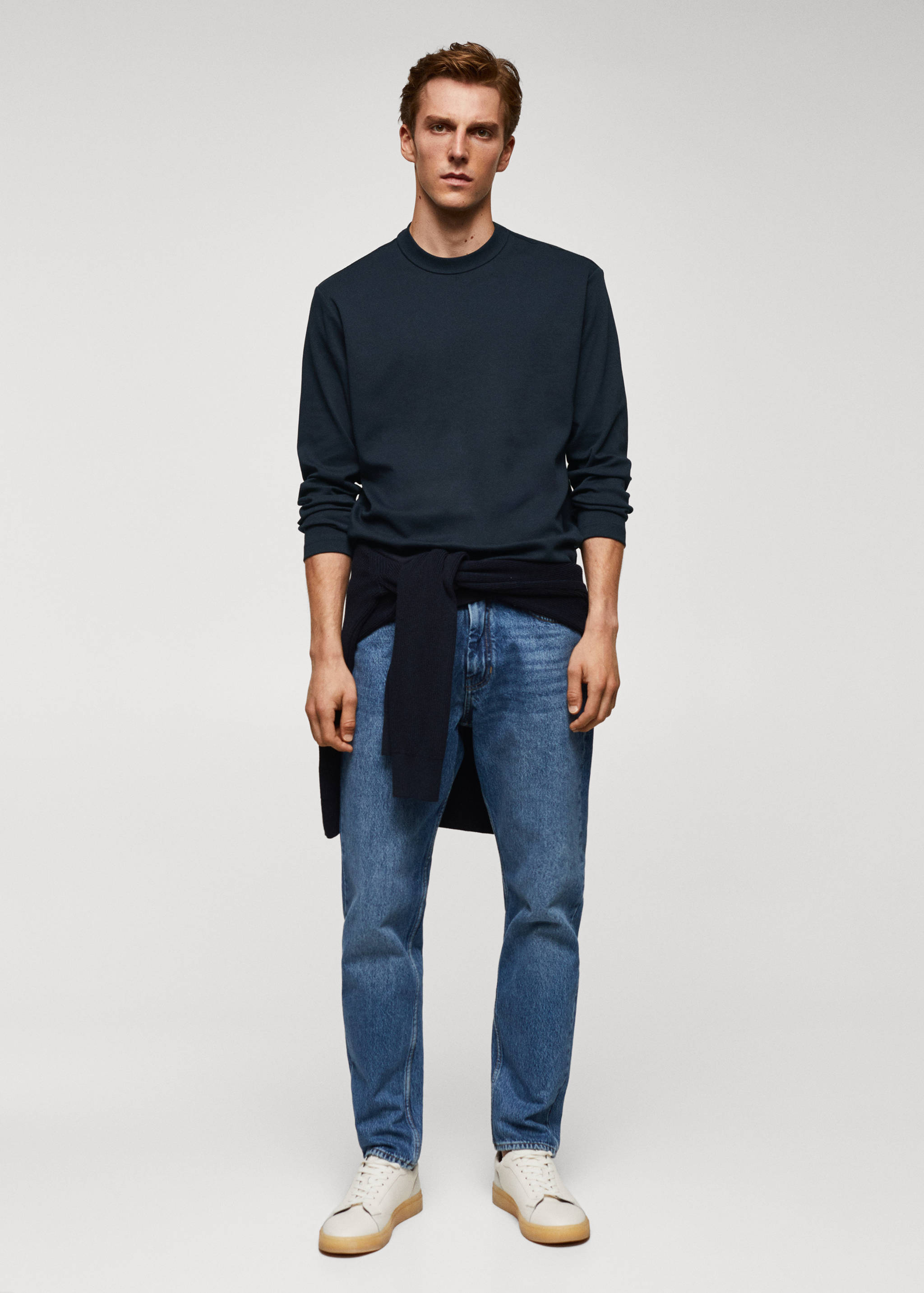 T-shirt 100 % coton manches longues - Plan général