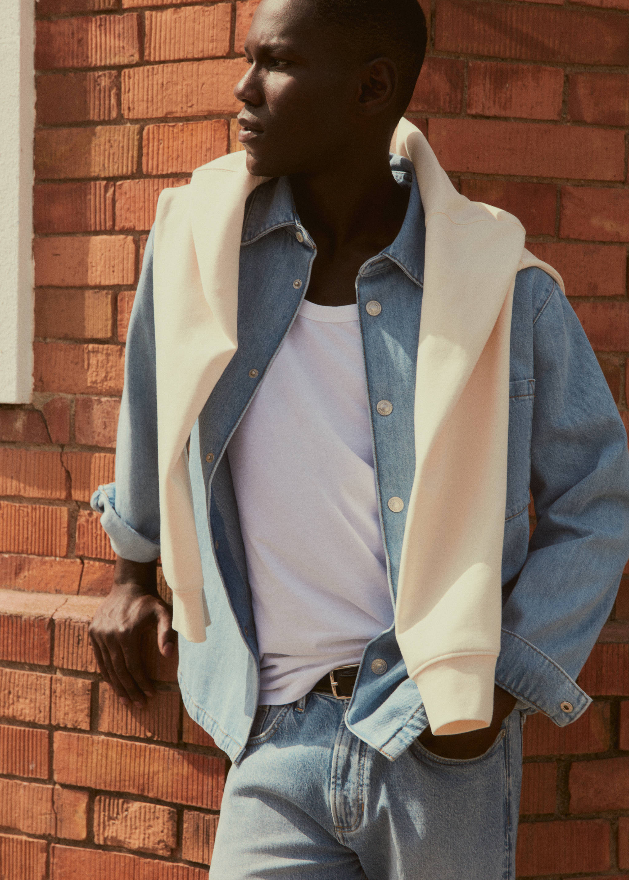 Pocket denim overshirt - Details of the article 6